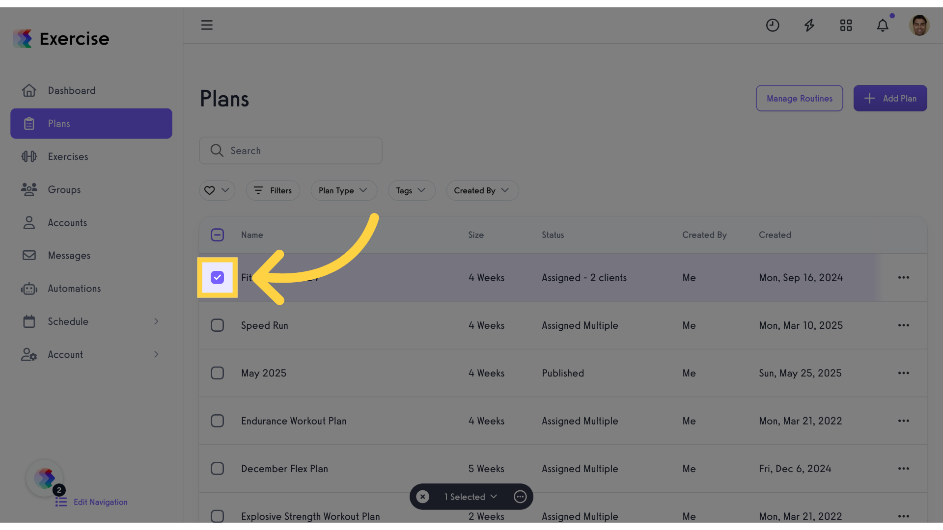 Select a plan