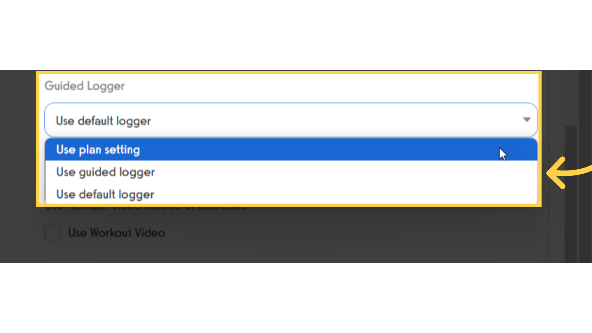 Guided Logger Settings