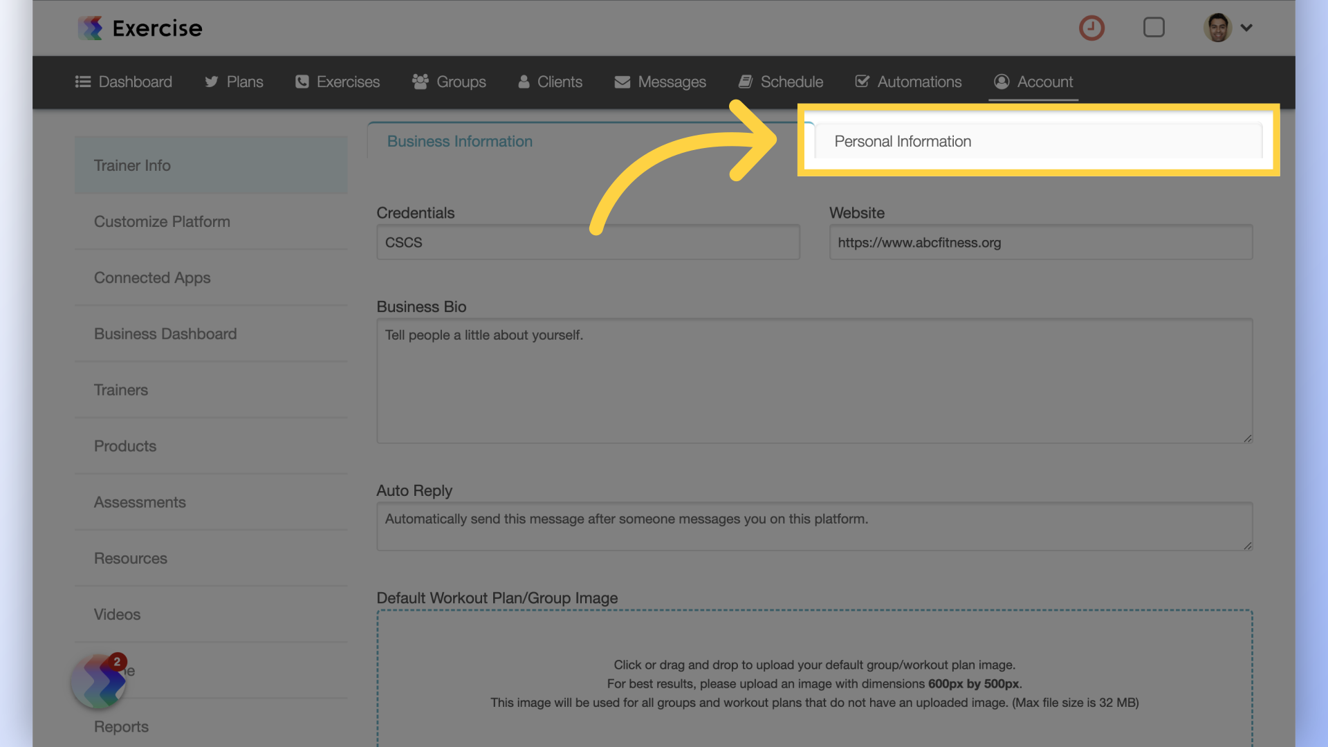 Personal Information