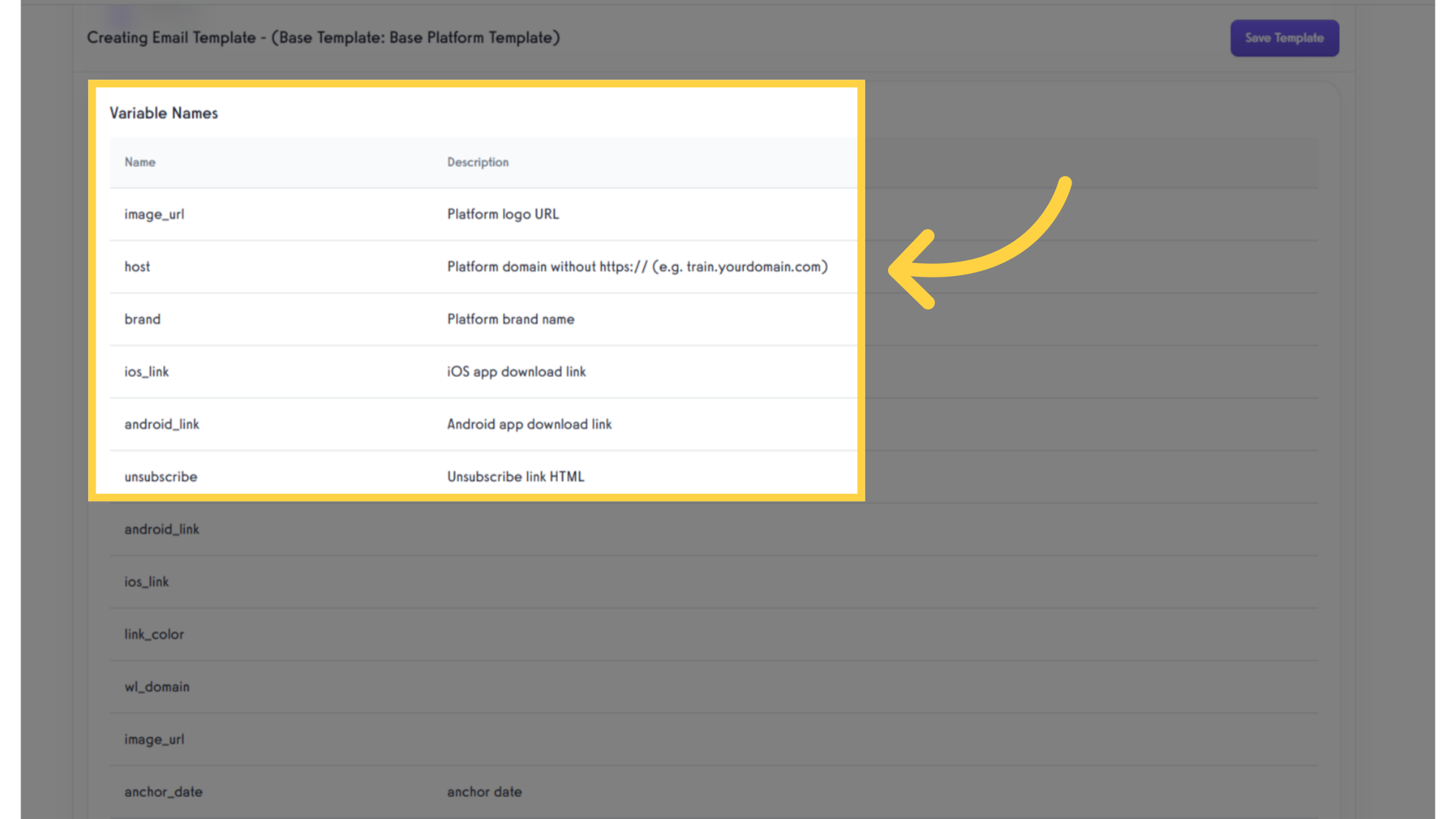 See Available Variables