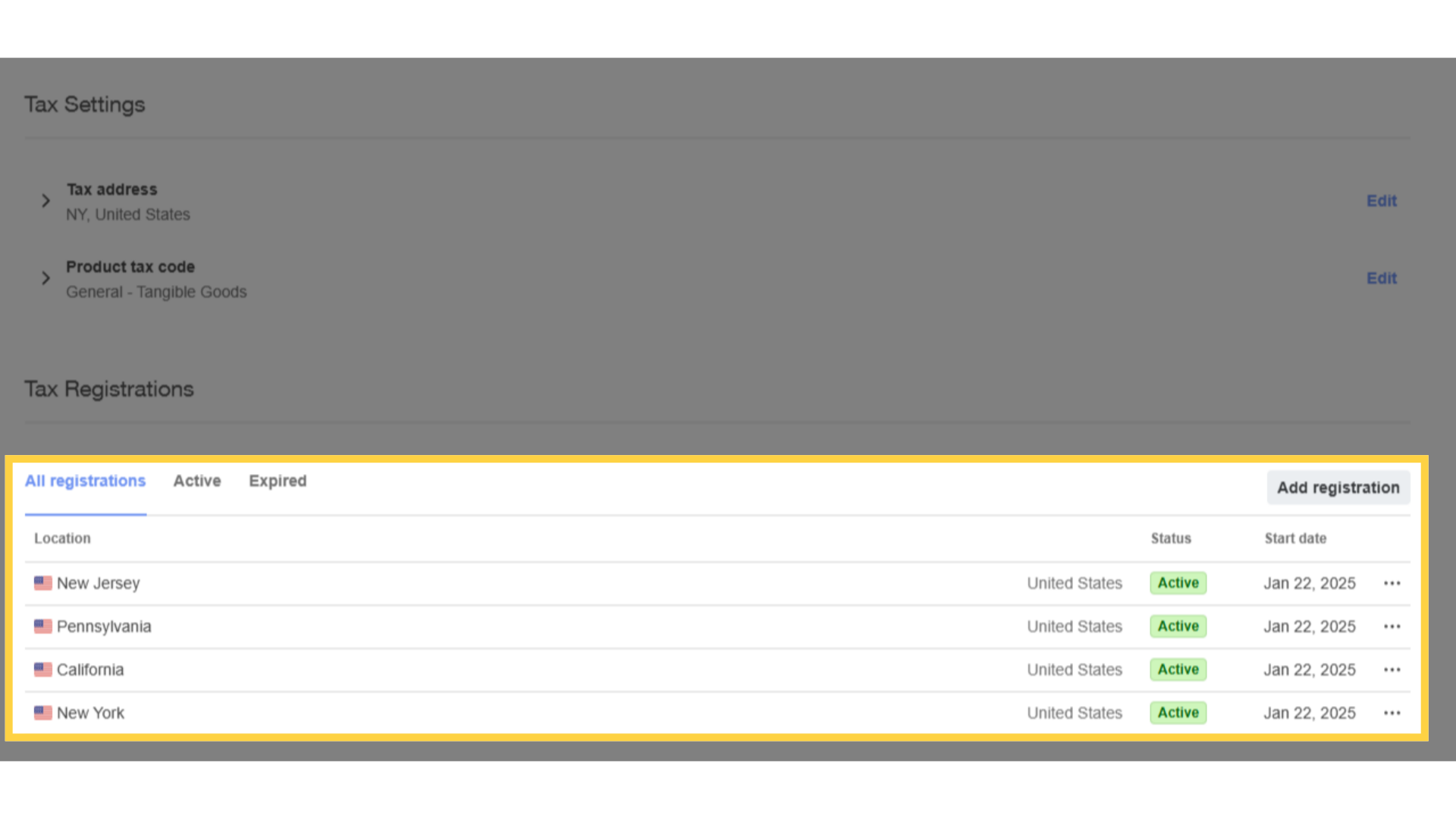 Stripe Tax will monitor for any tax obligations outside of areas where you registered.