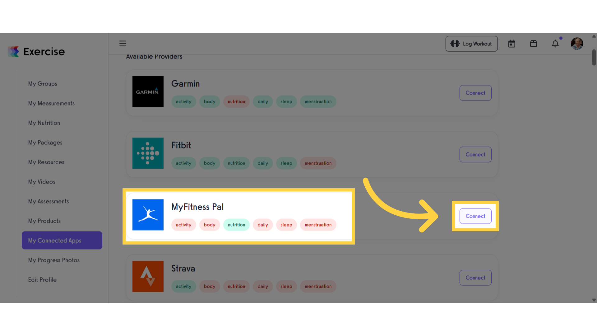 Click 'Connect'