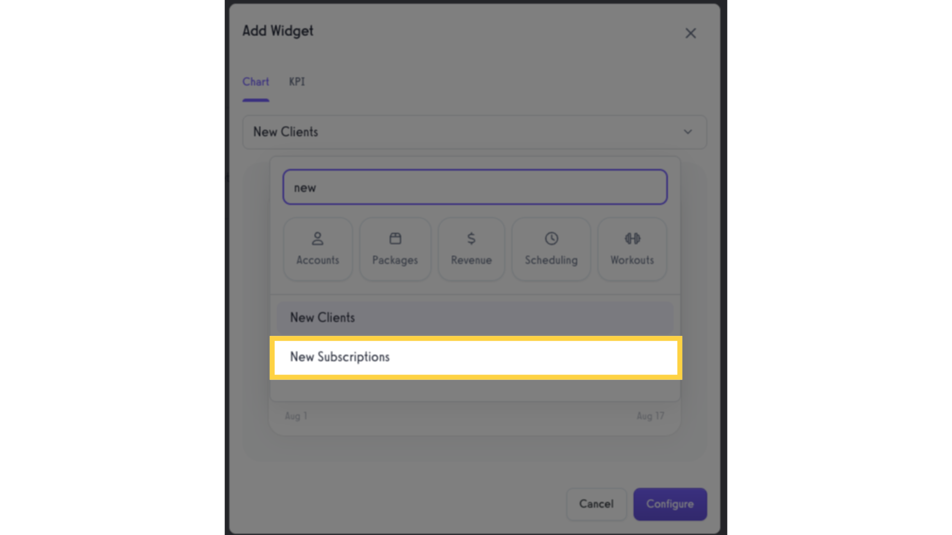 Click 'New Subscriptions'