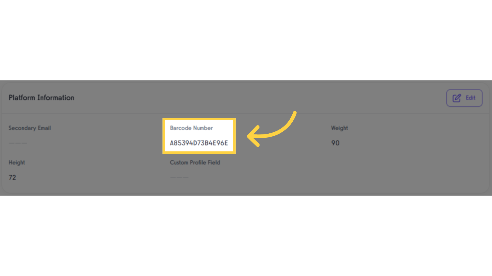 Test a barcode scan.