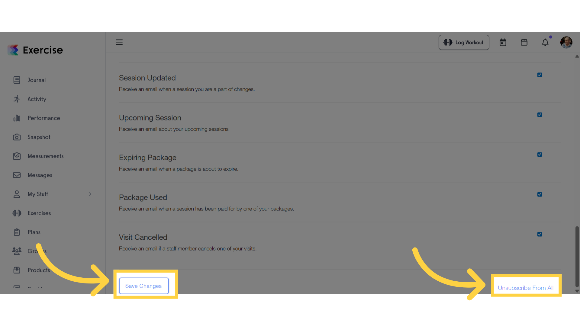 Click 'Save Changes'