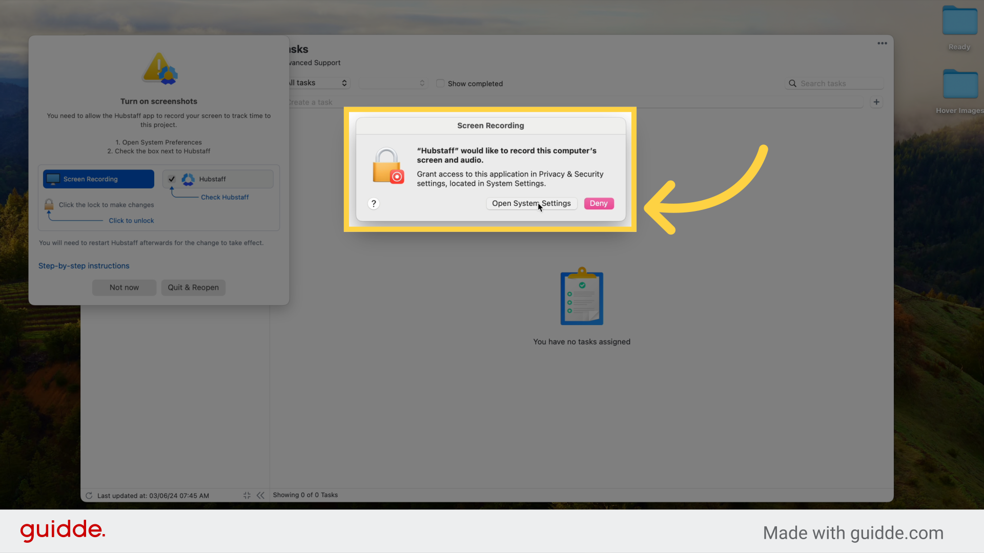 Open System Settings