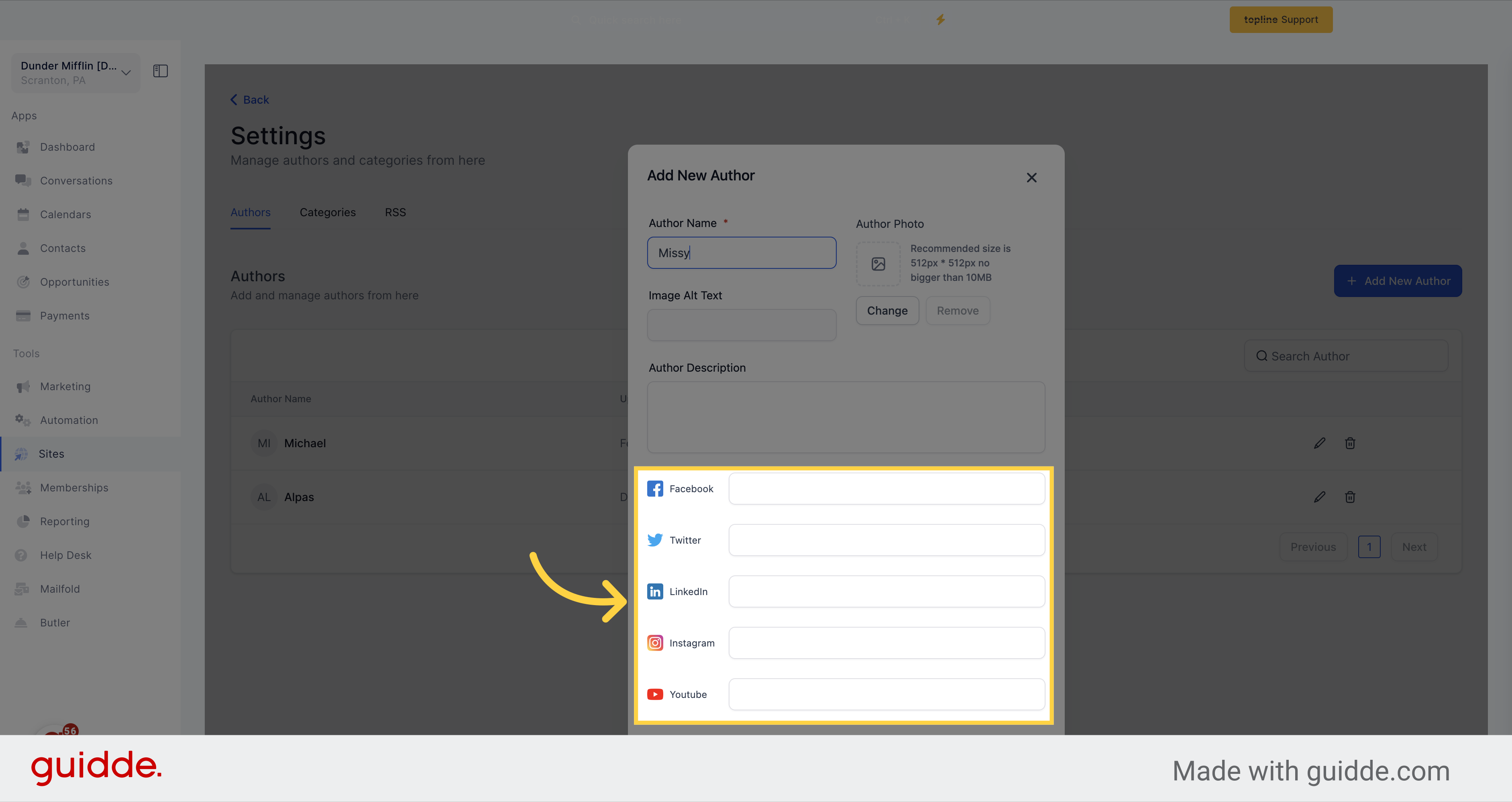 Social Media Info
