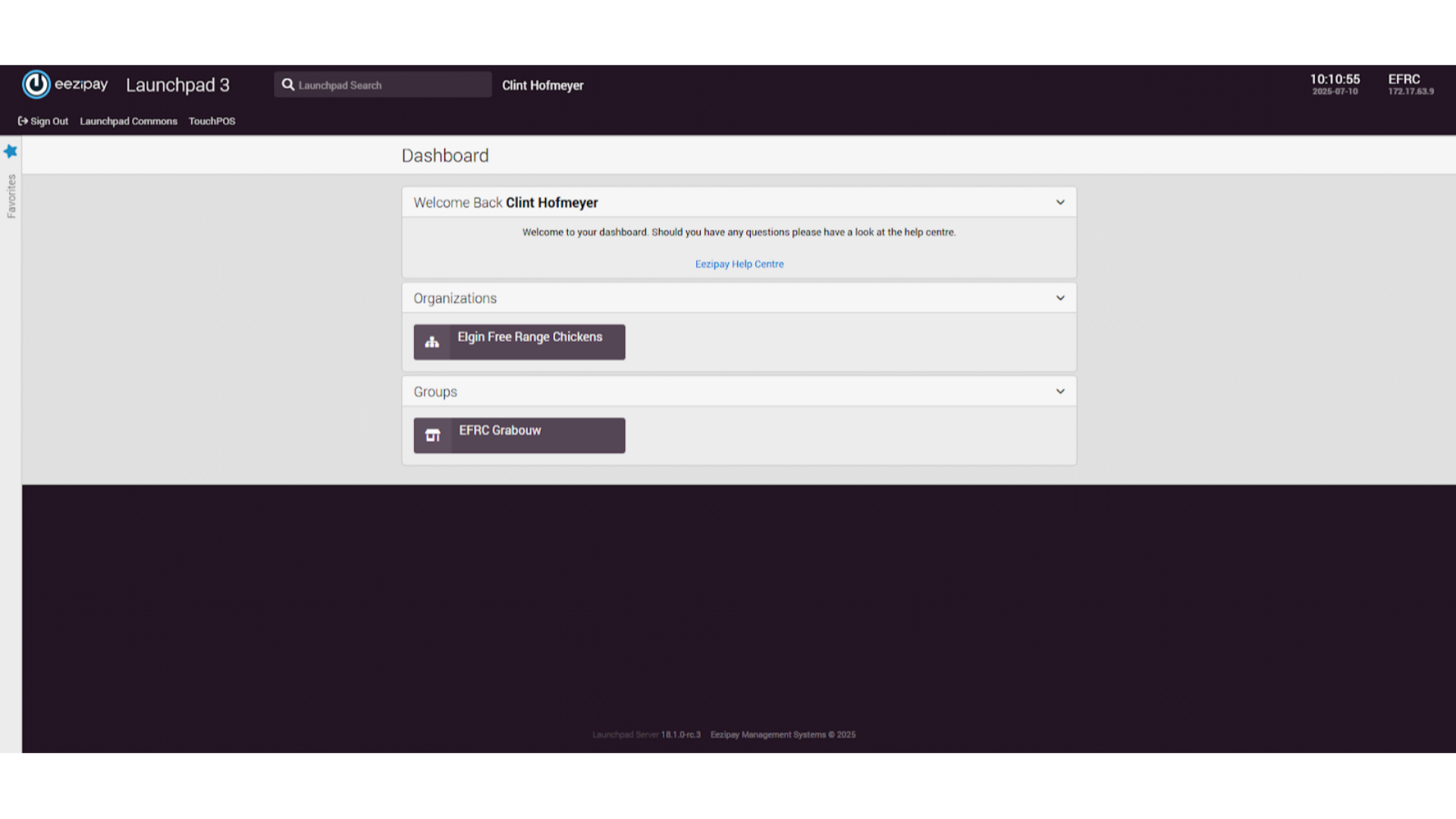 Launchpad Dashboard