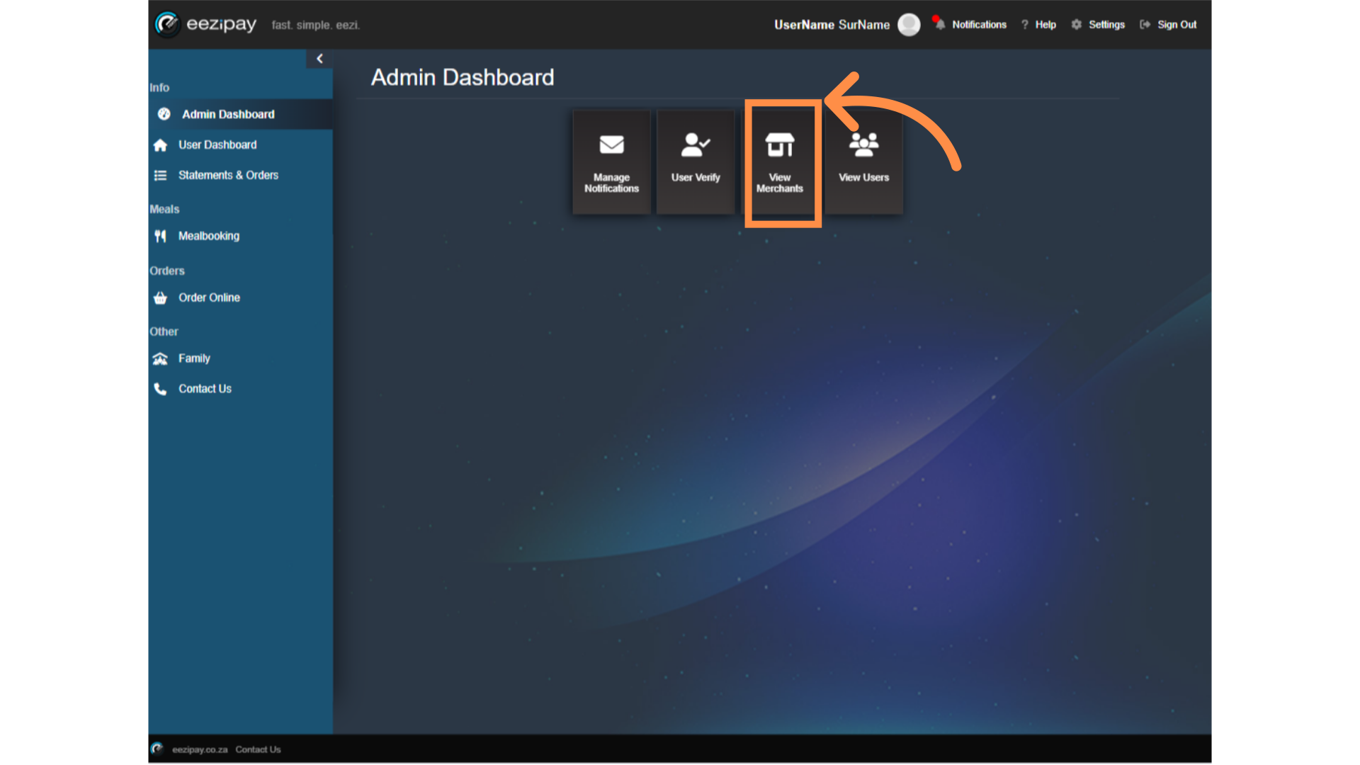 Admin Dashboard