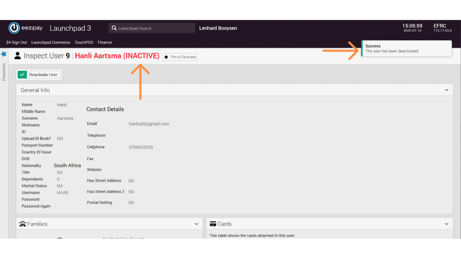 Inactive User