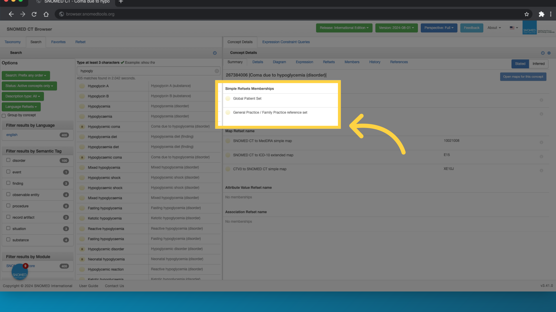 This concept is NOT included in the NCPT reference set