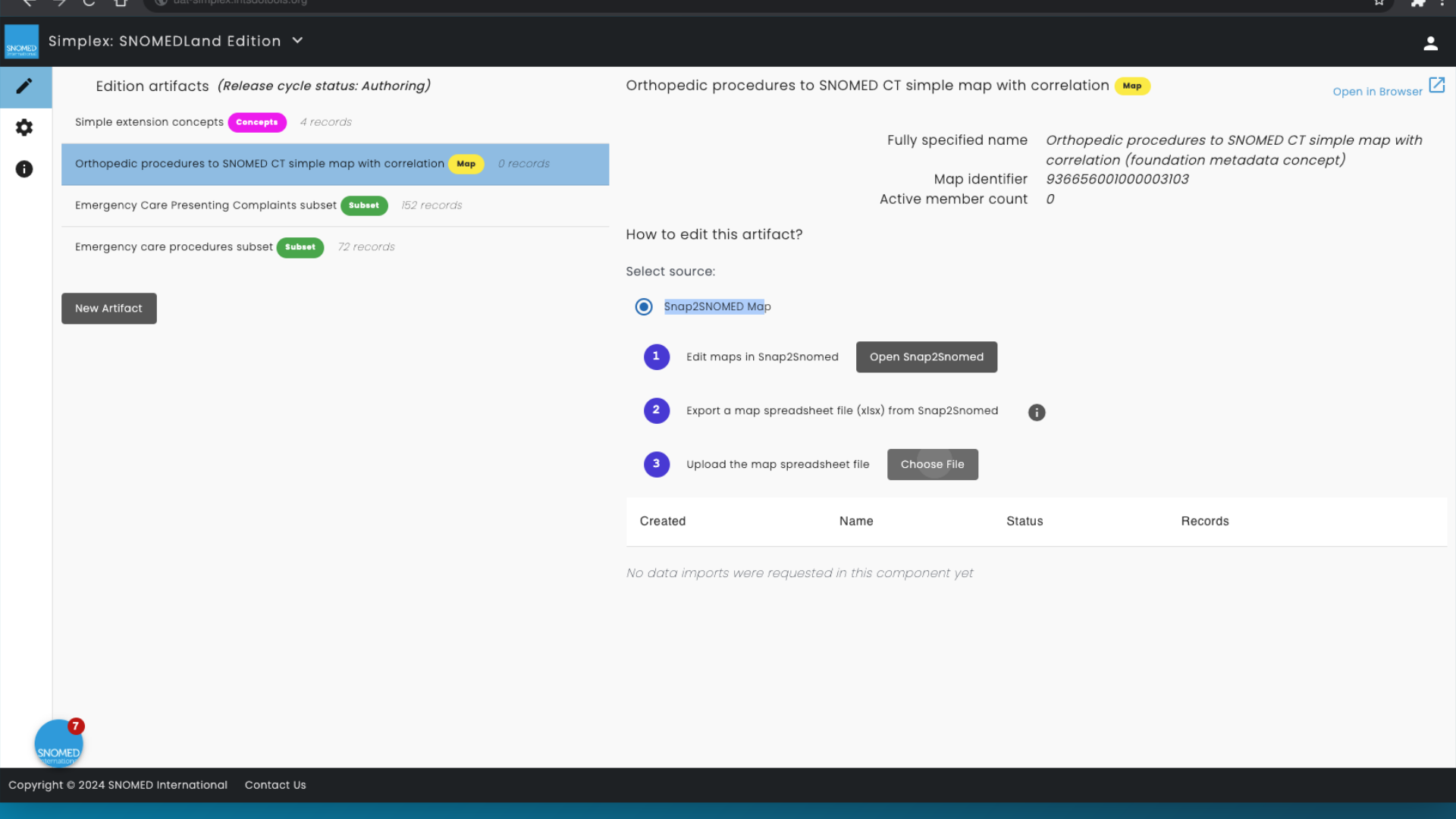 Switch to 'uat-simplex.ihtsdotools.org'