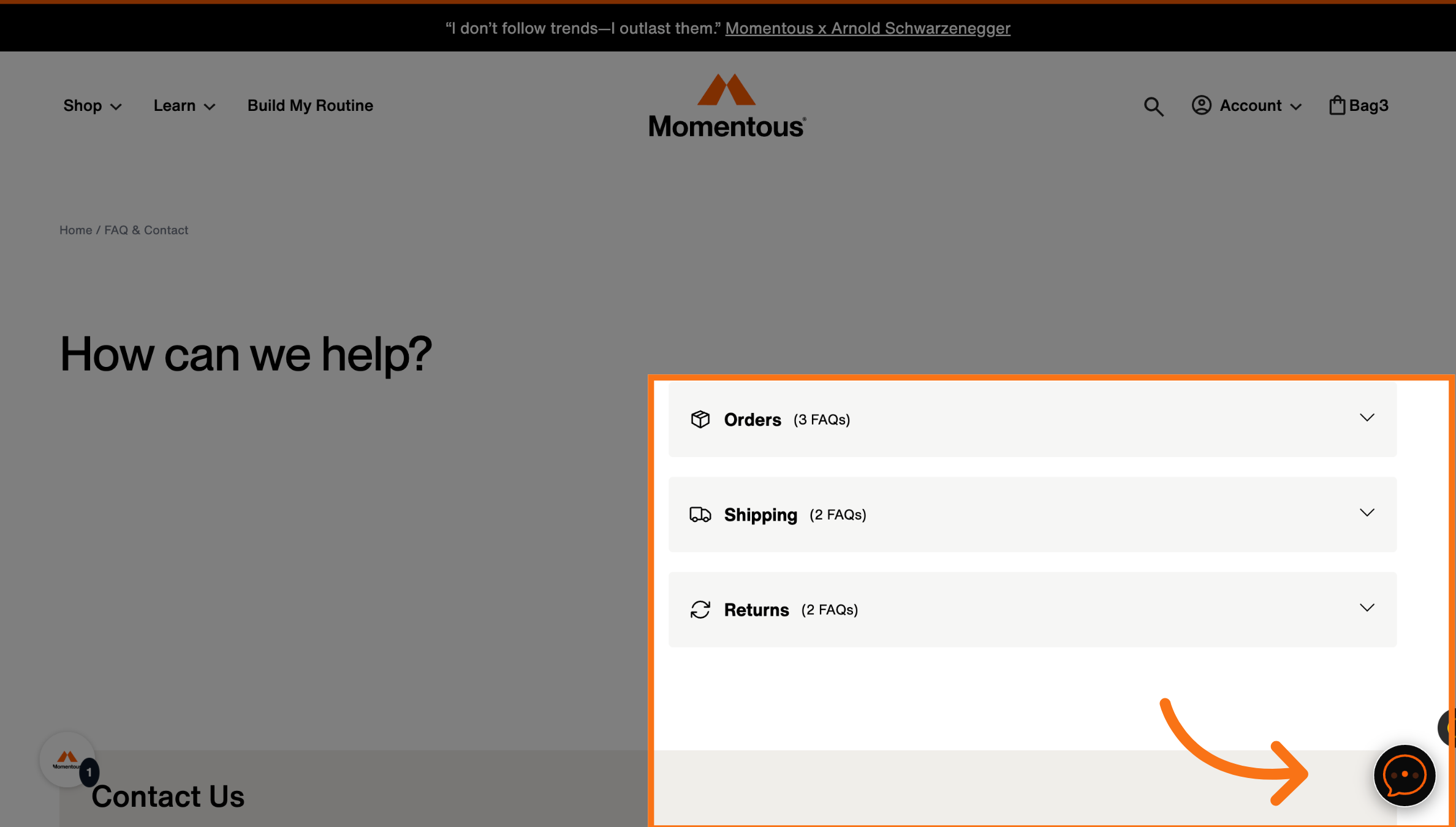 Access Contact Page Options