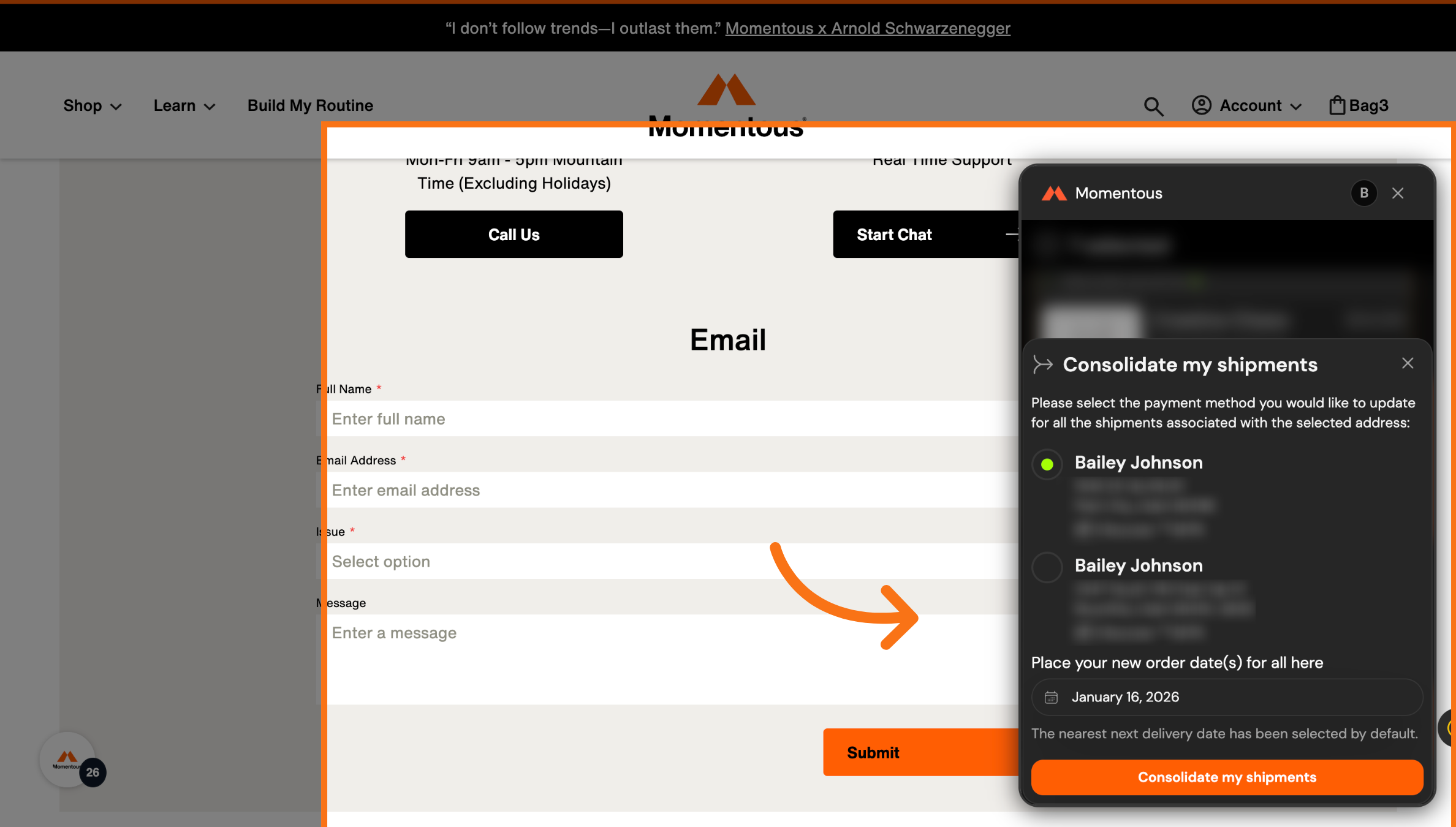 Access Date Selection