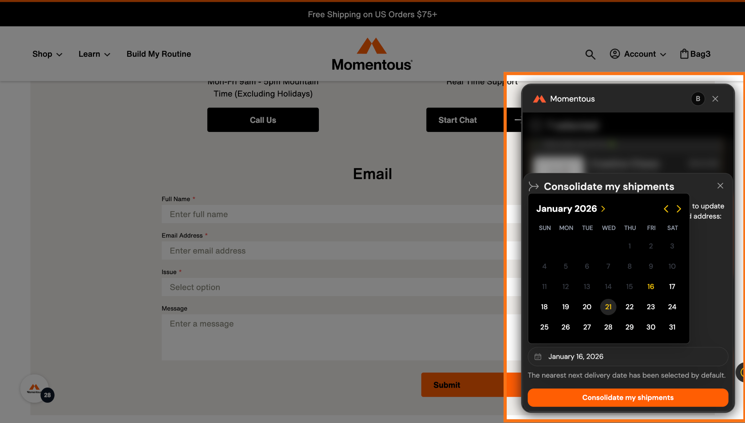 Select Specific Date