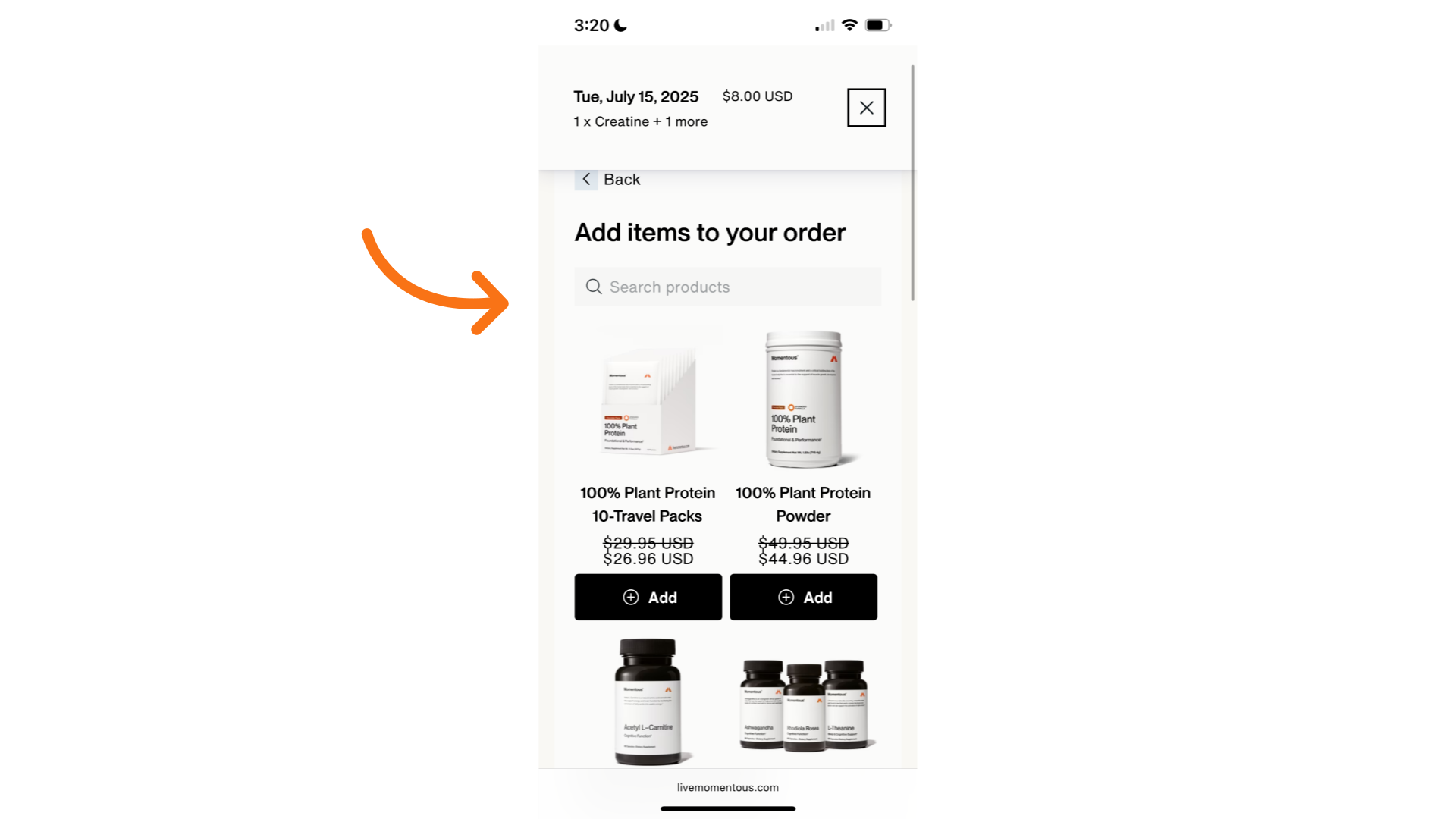 Type of Scroll to find the correct product