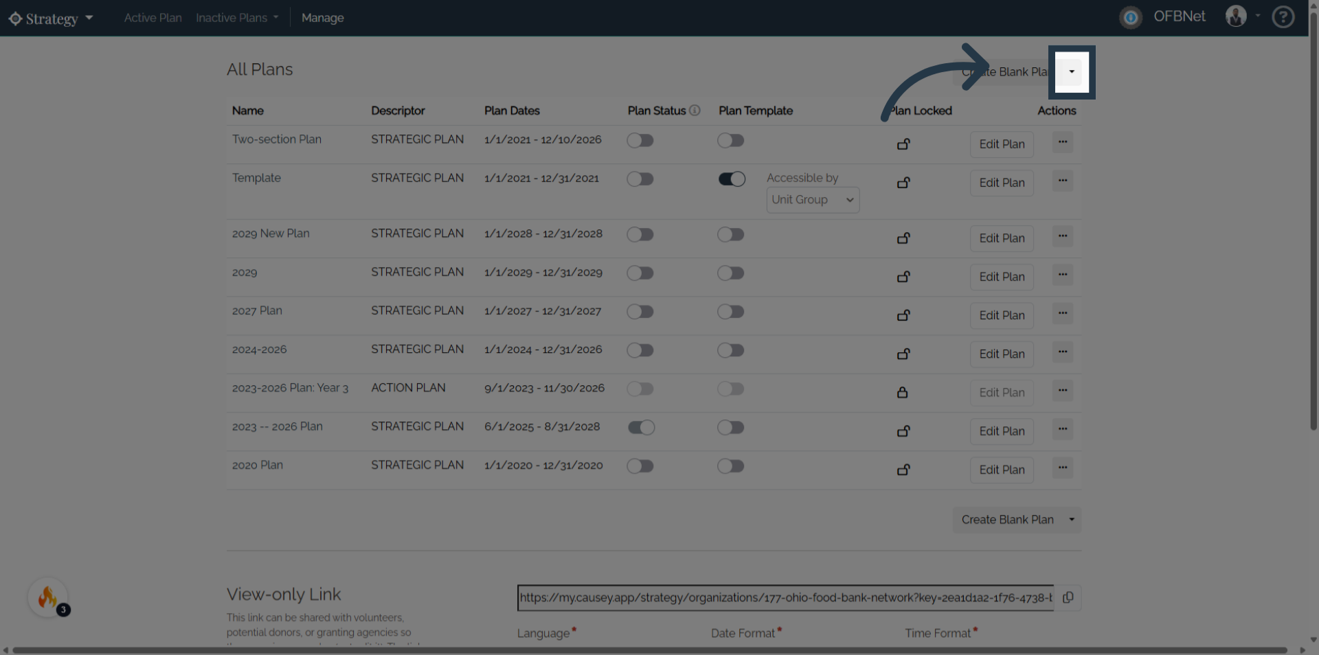 Click 'Toggle Dropdown'