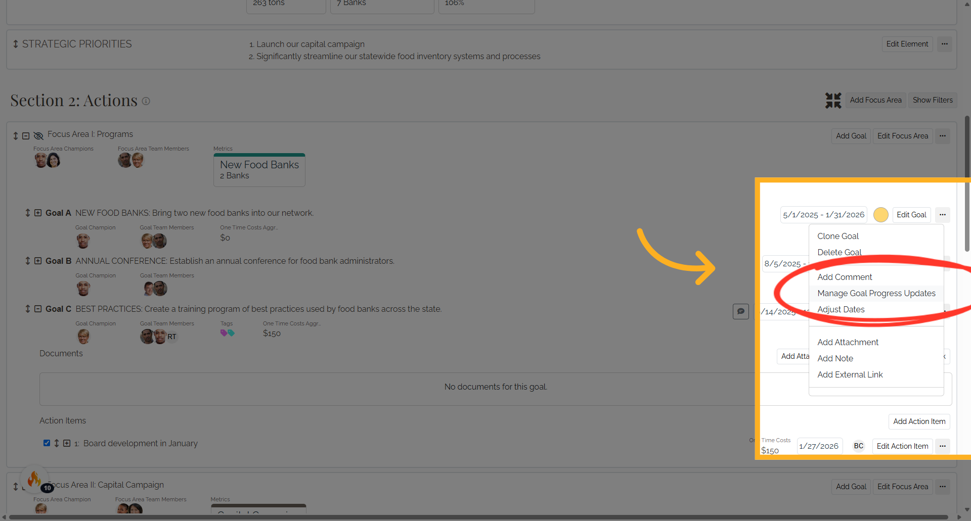 View Progress Updates