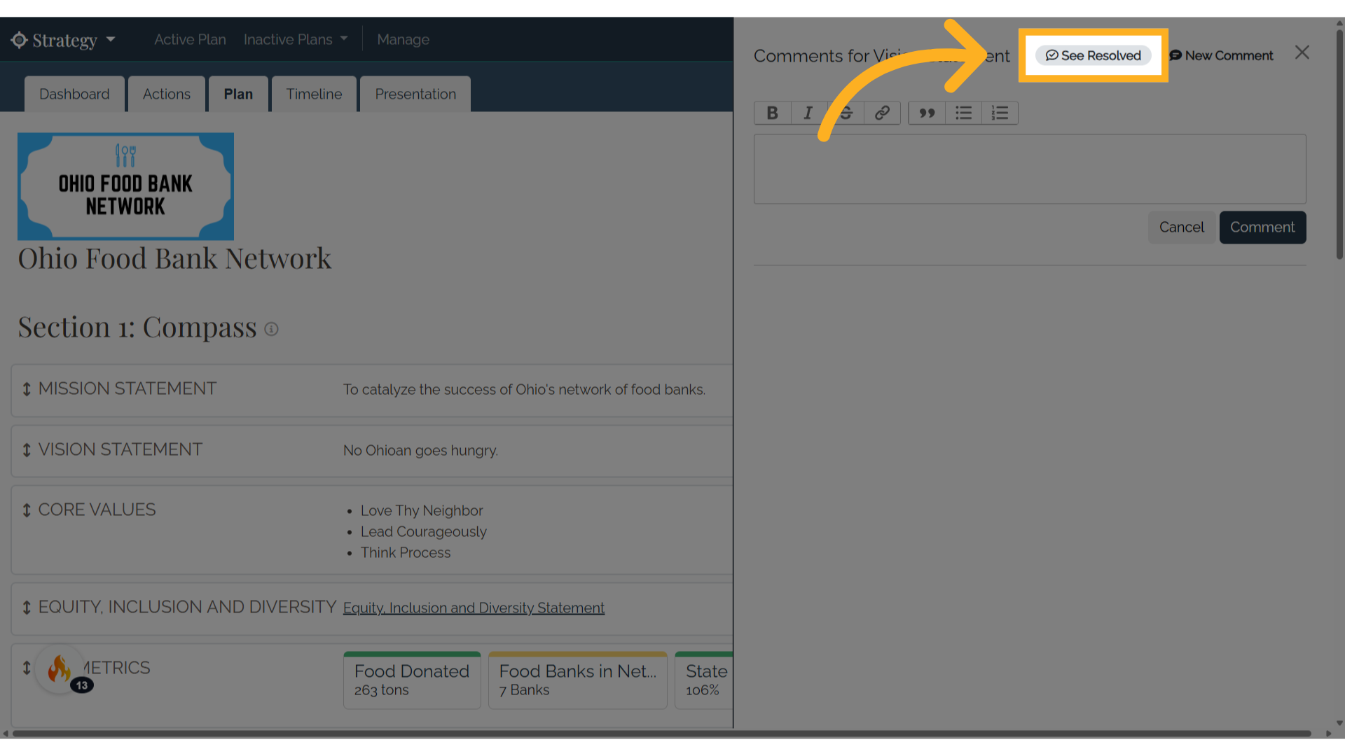 Click 'See Resolved'