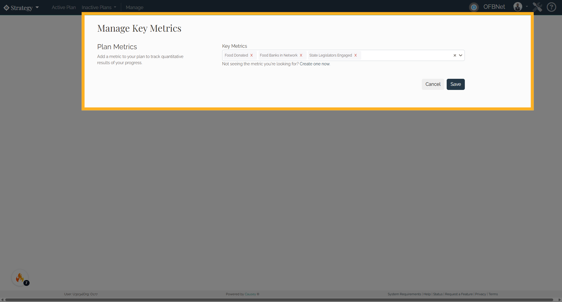 Manage Key Metrics