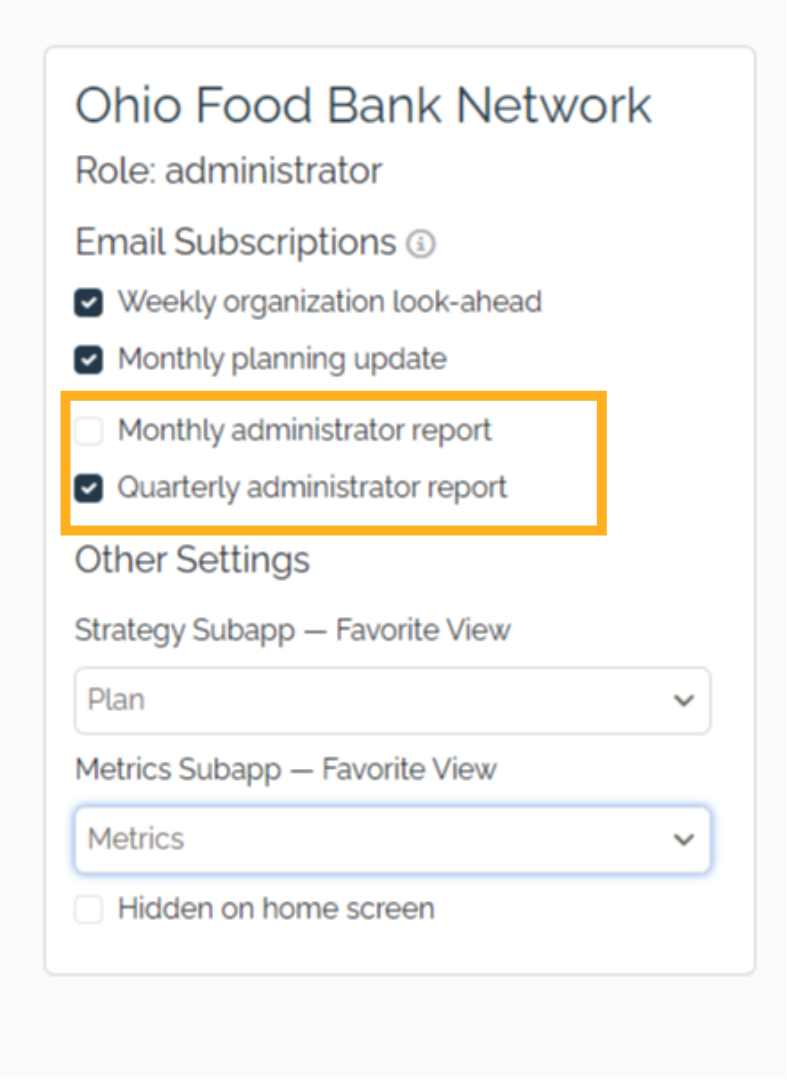 Administrator Report