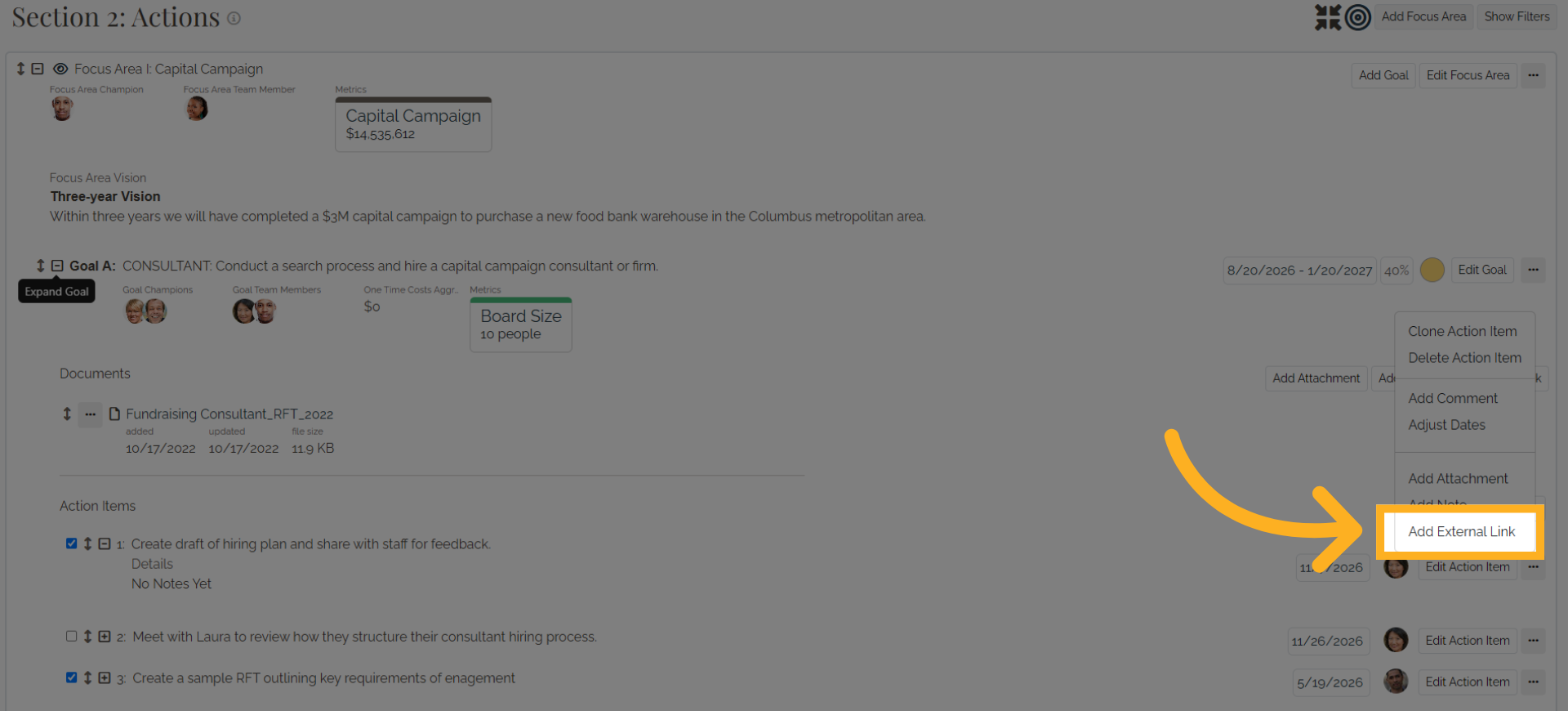Add External Link