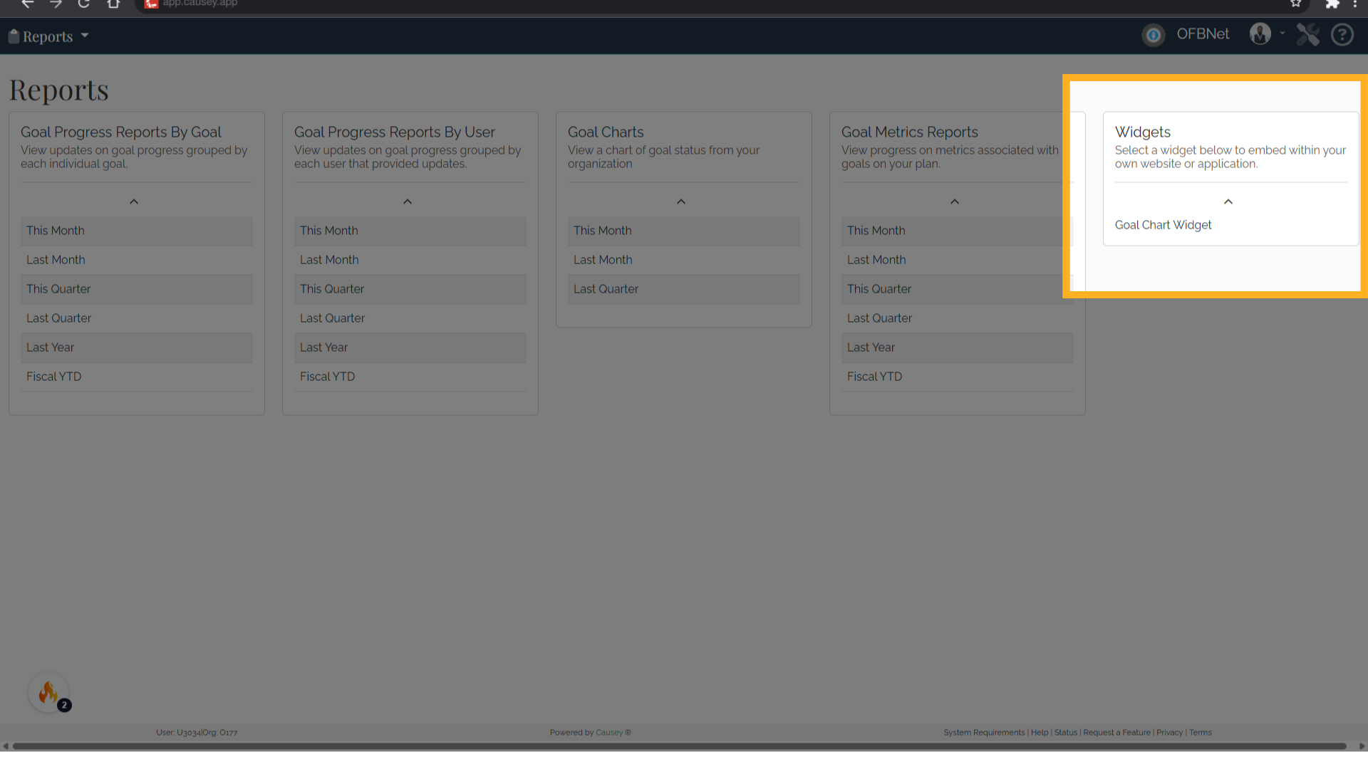 Click 'Widgets'
