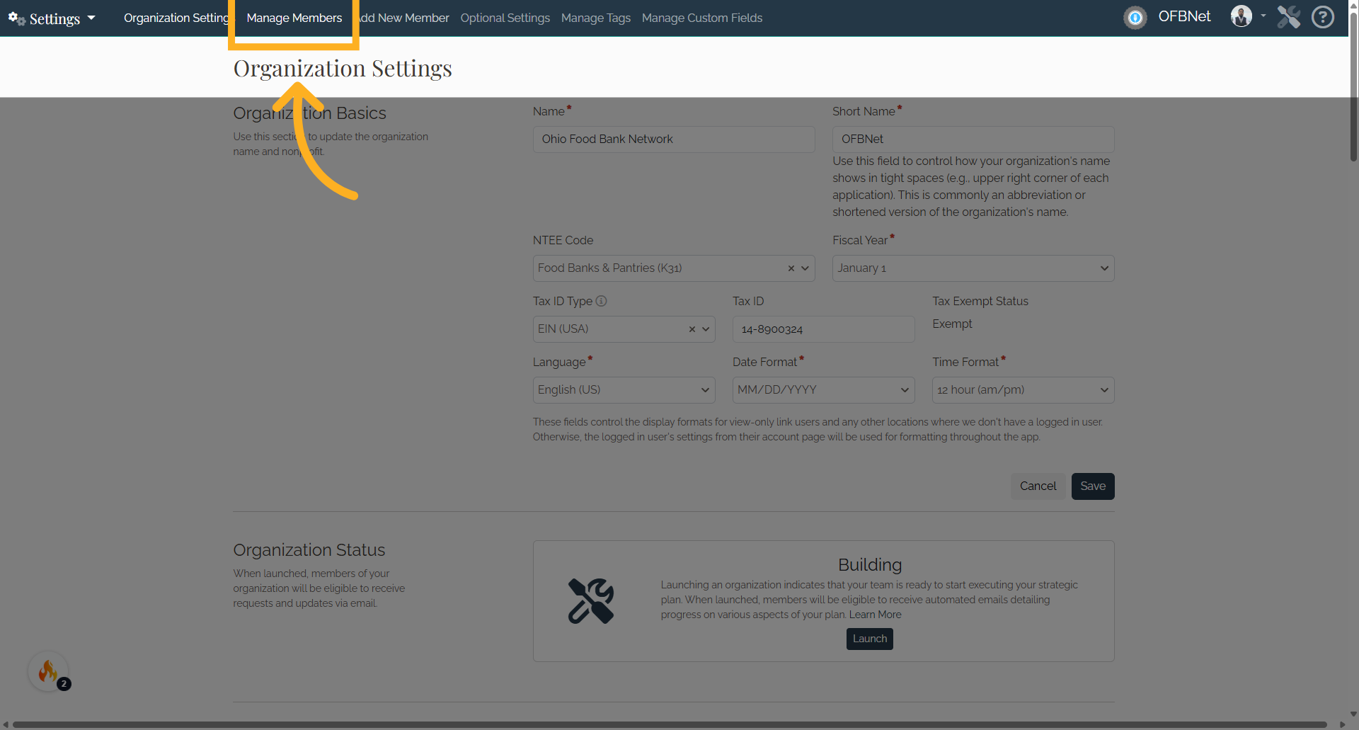 Manage Members