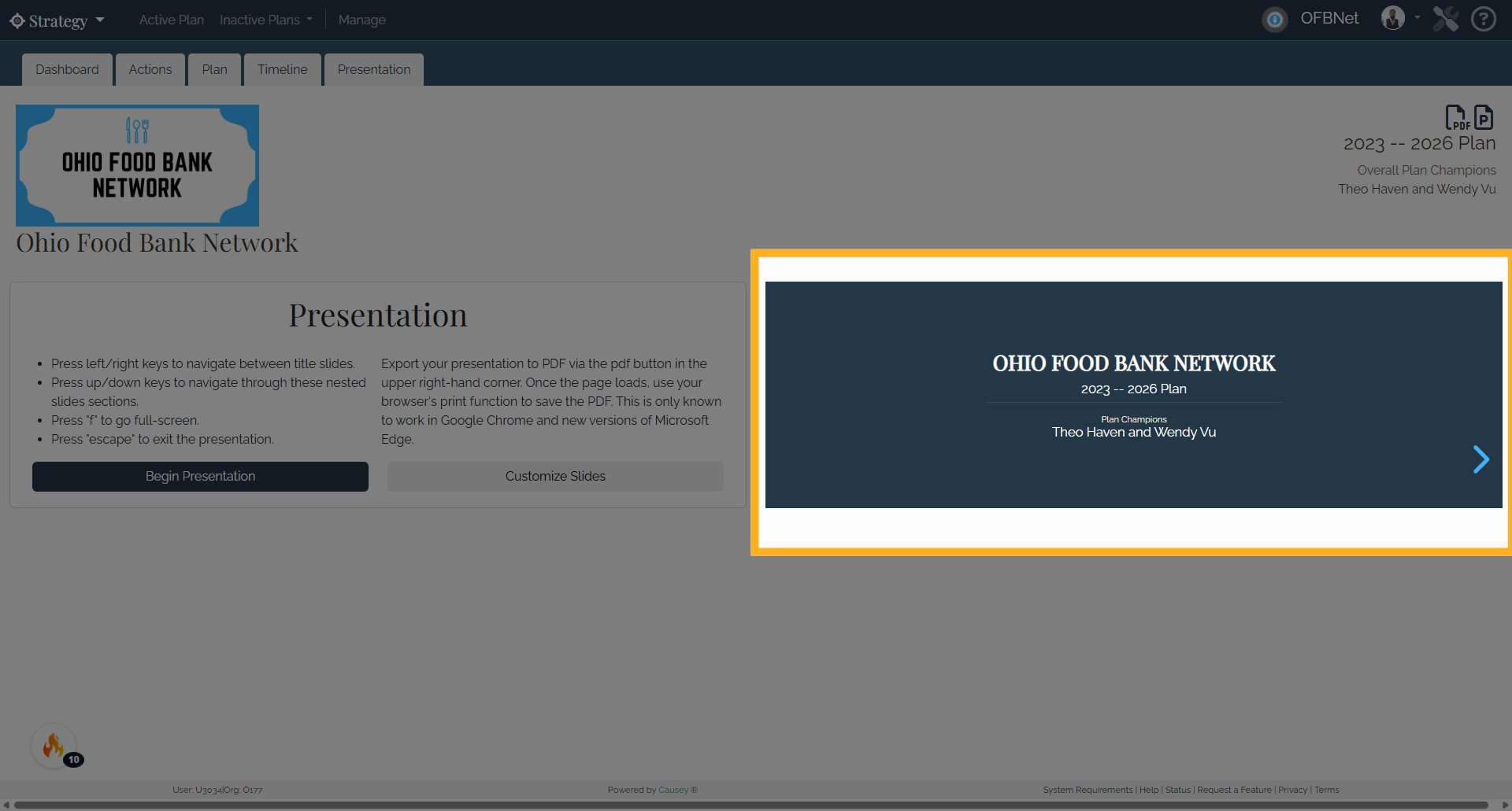 5. Preview the Presentation