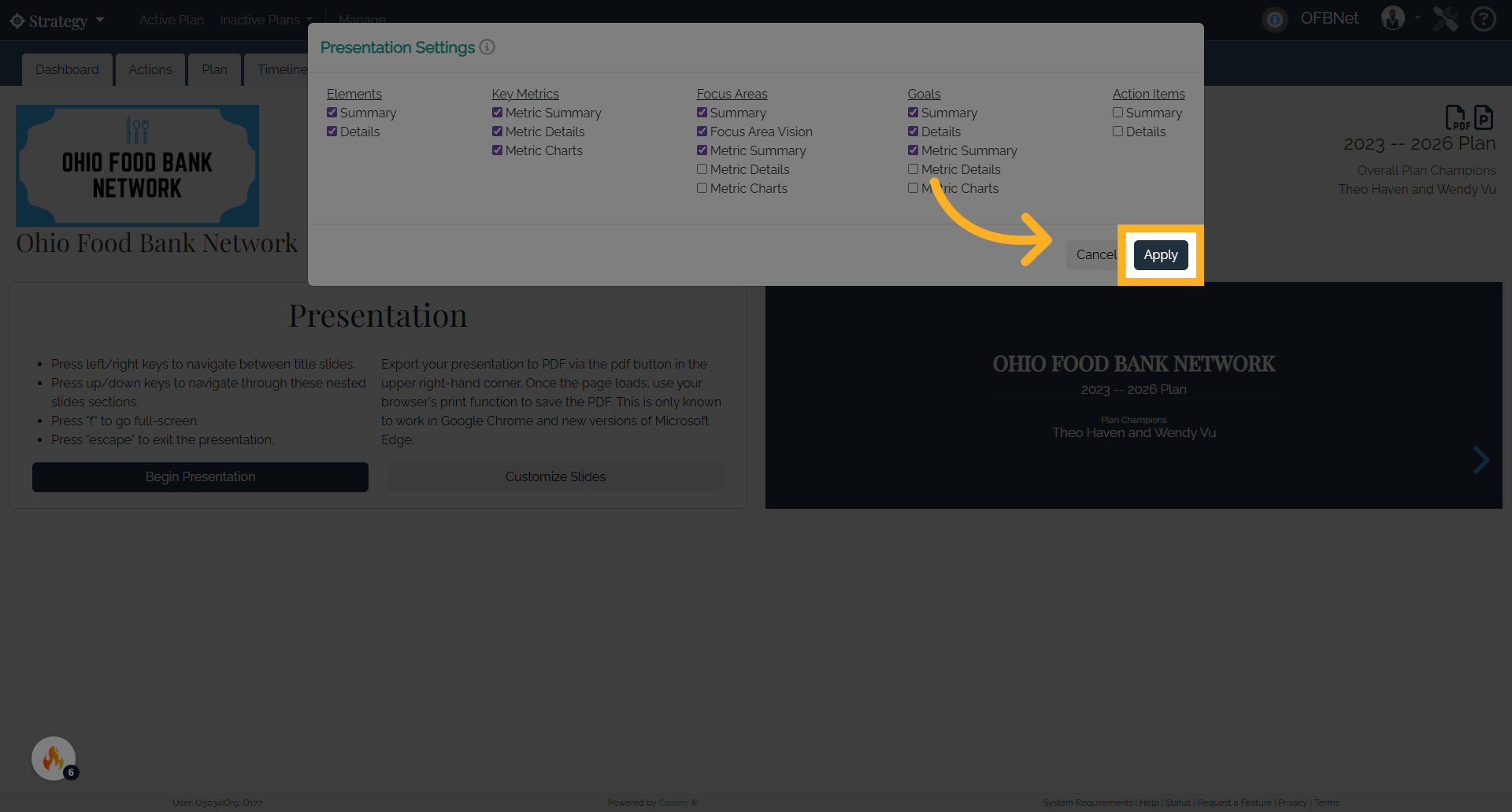 4. Click 'Apply'