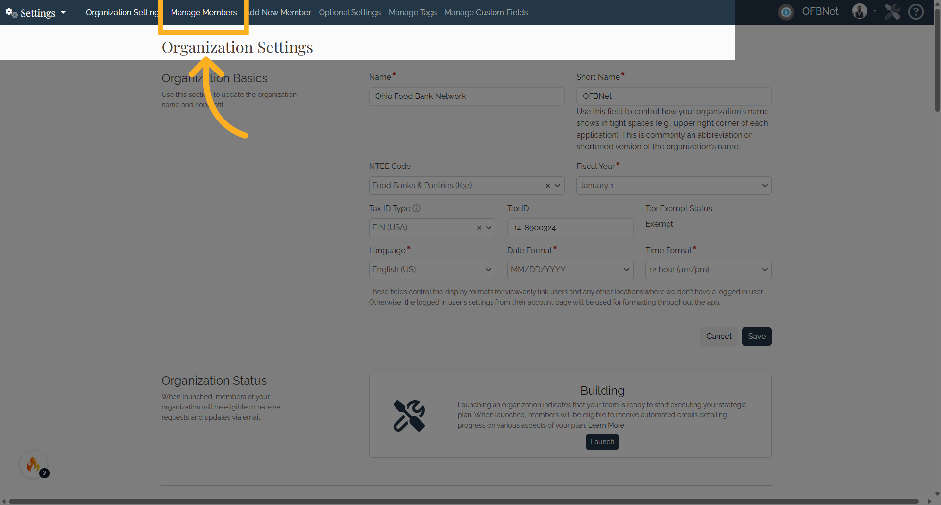 Manage Members