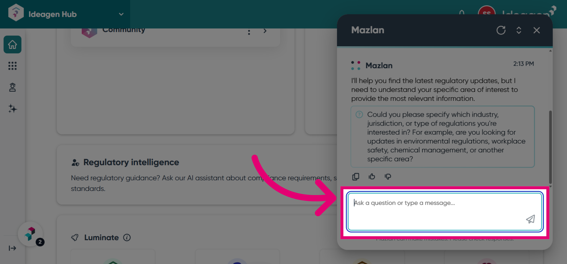 Access Question Input Field