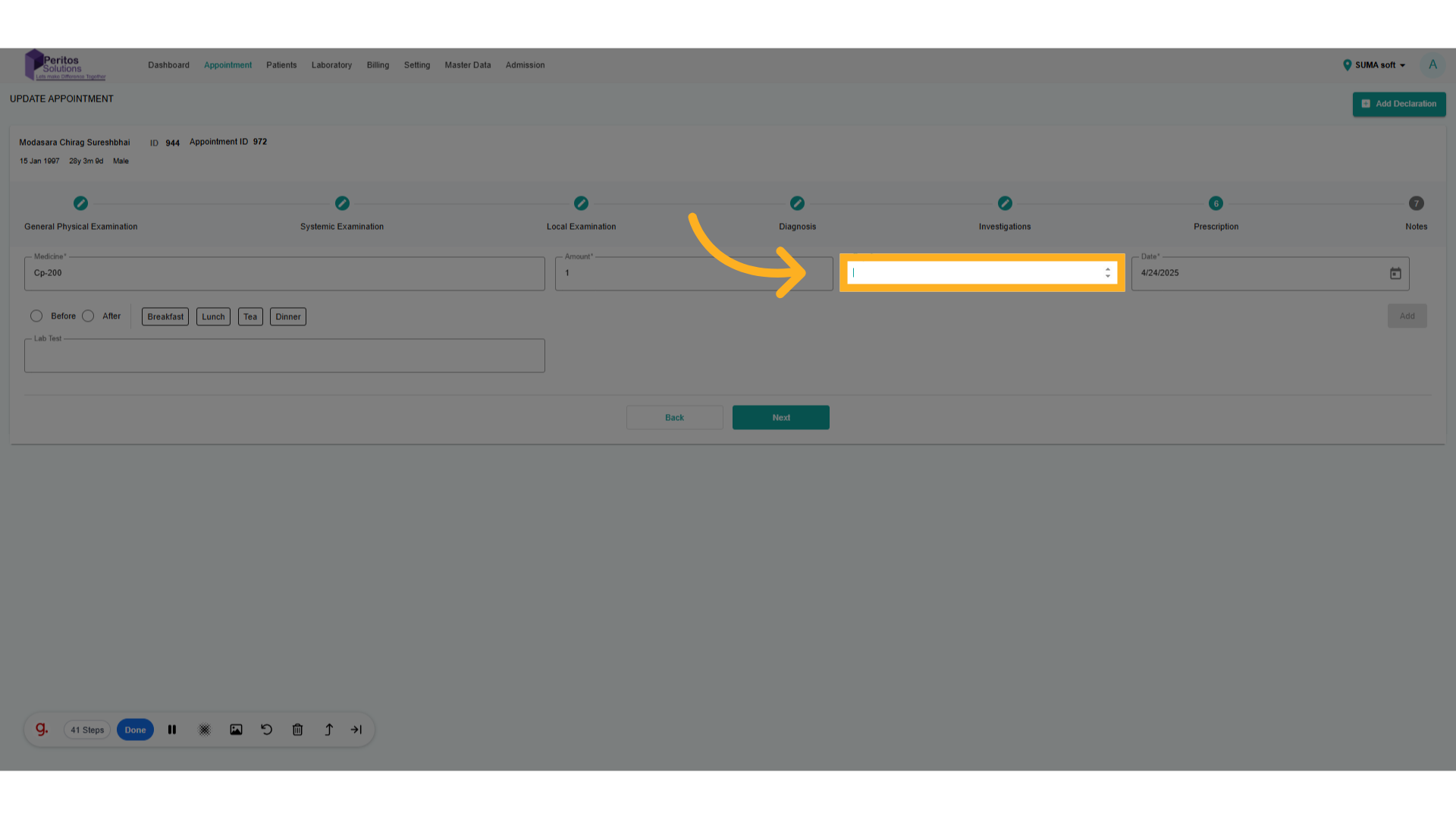 Click here and add a day.