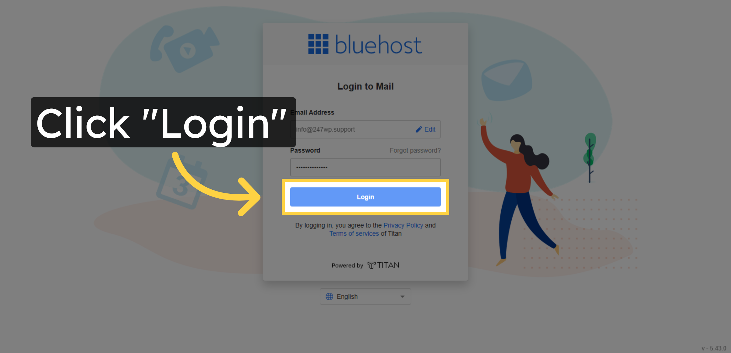 Submit Login Credentials