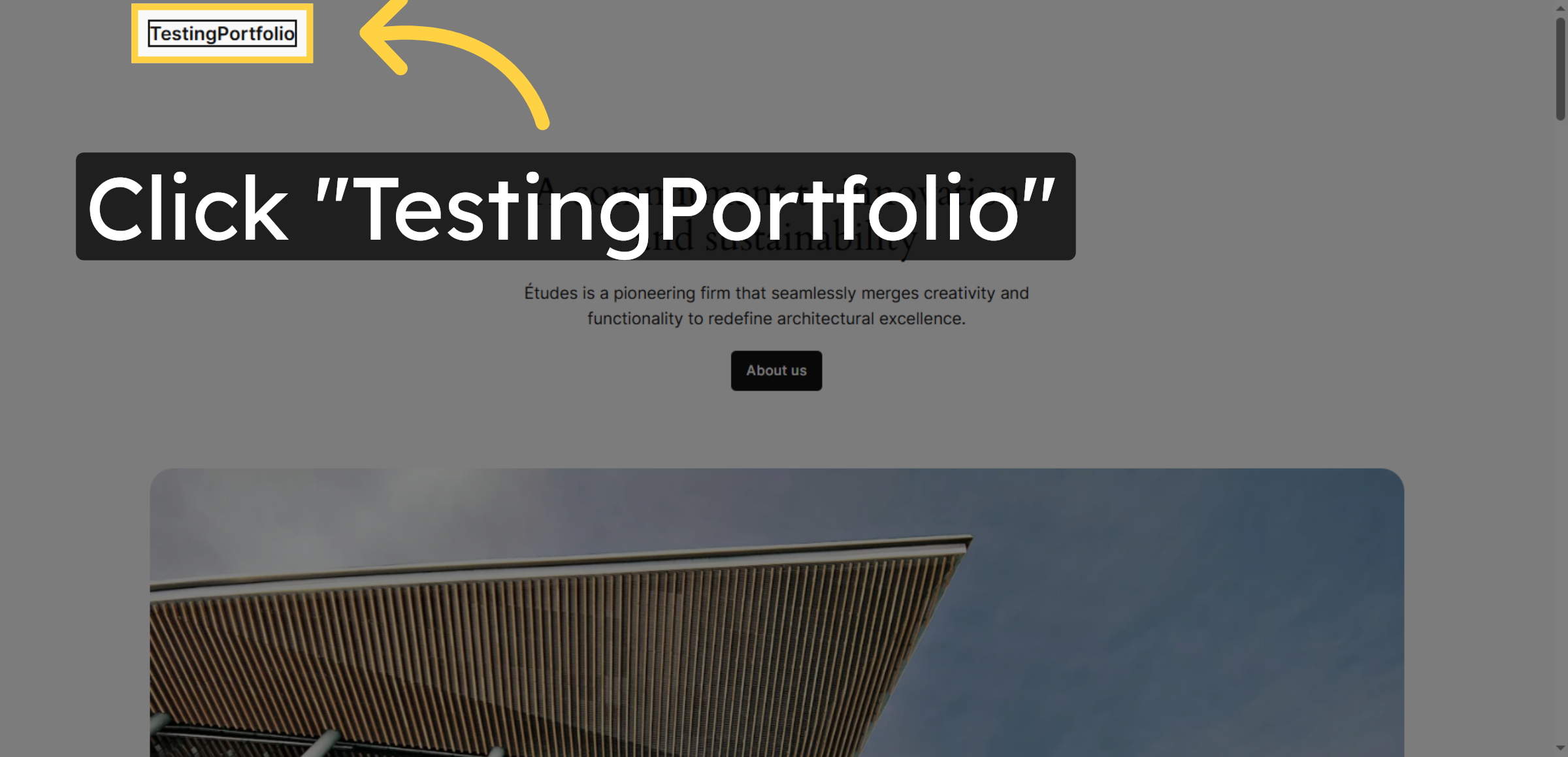 Open Testing Portfolio