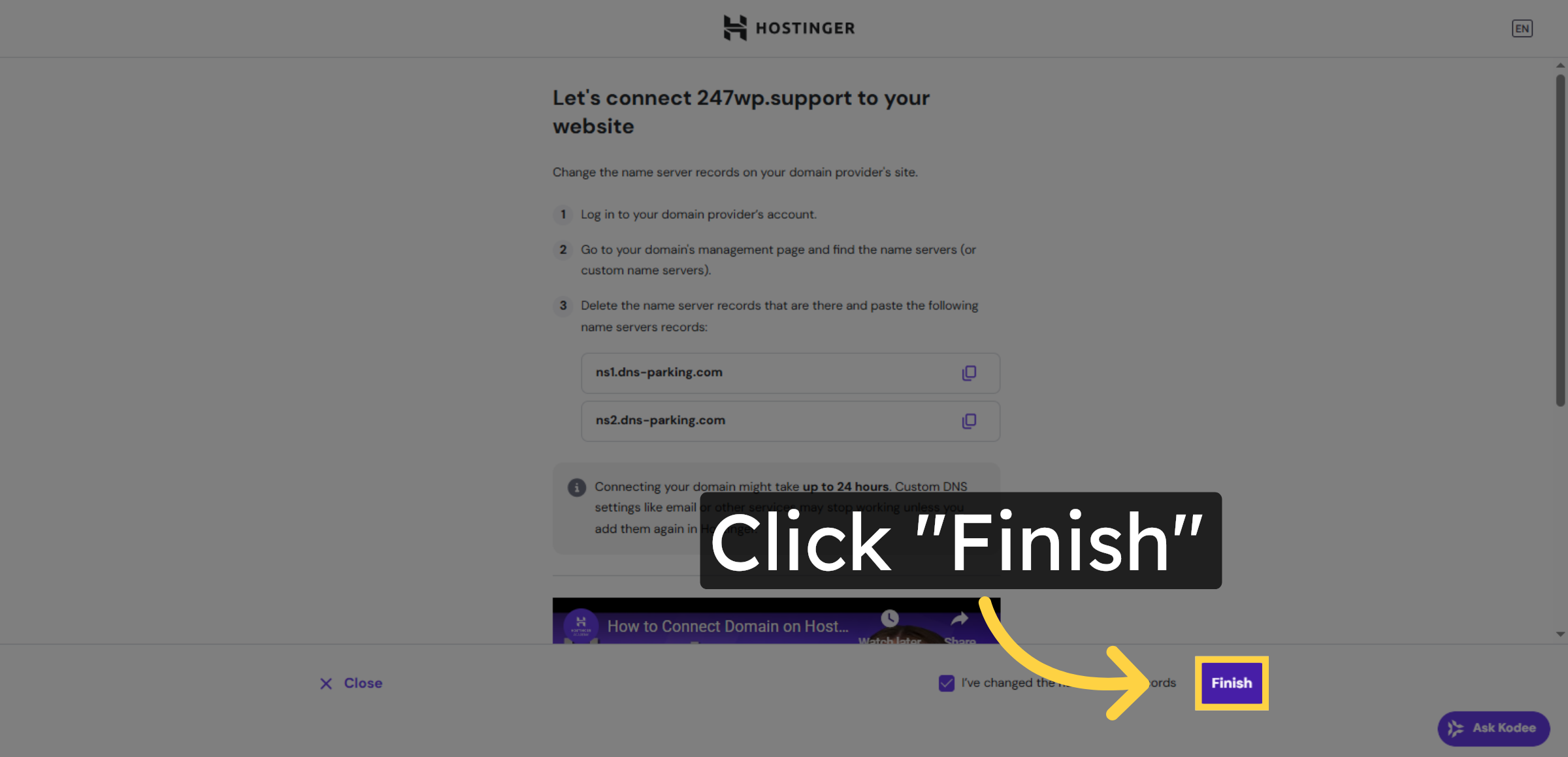 Complete Domain Connection