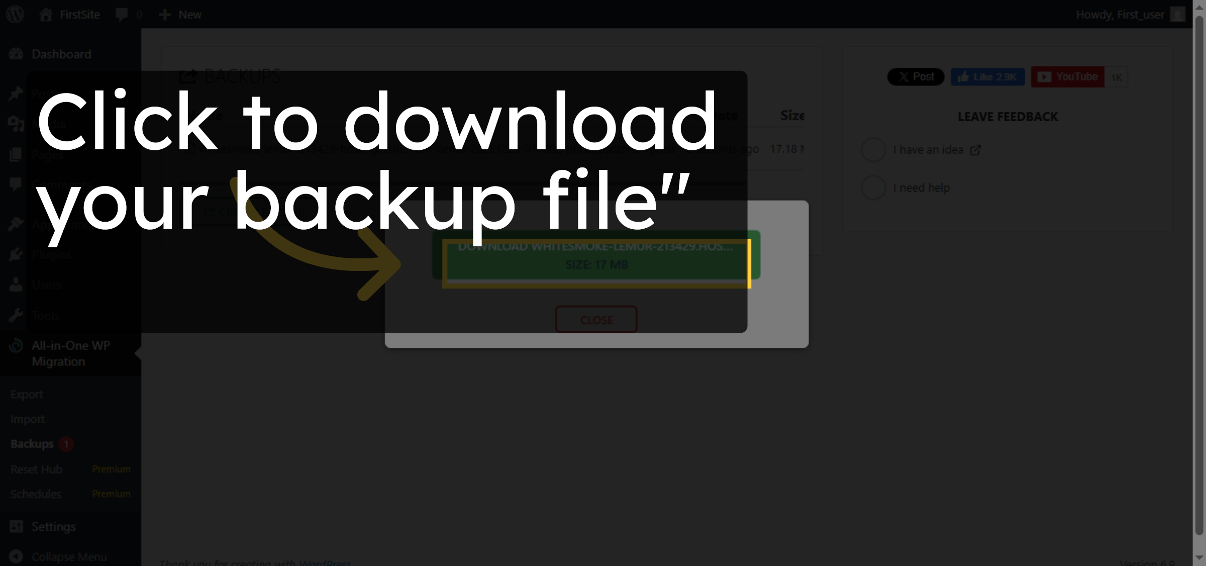 Download Backup