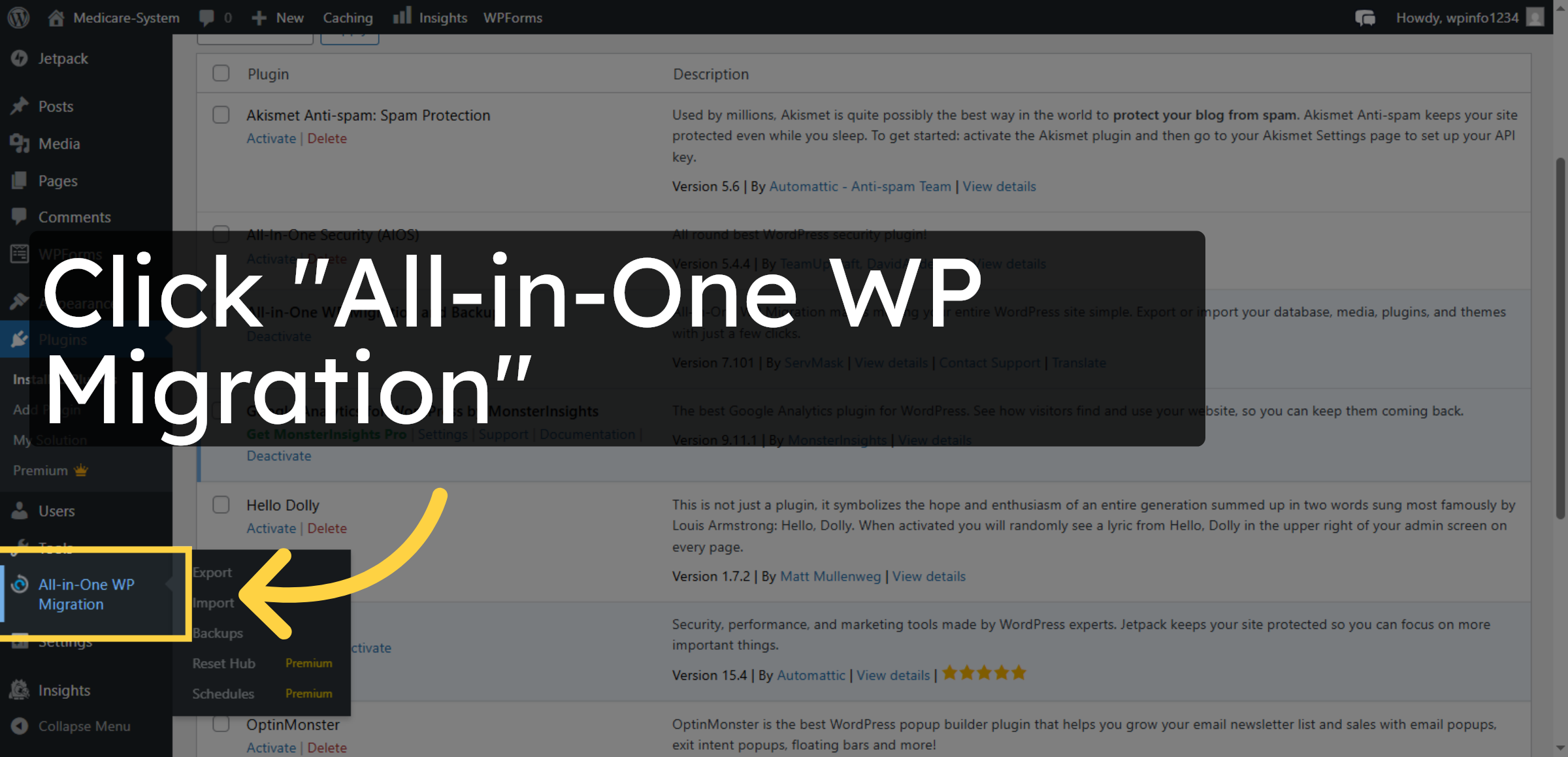 Open Migration Plugin