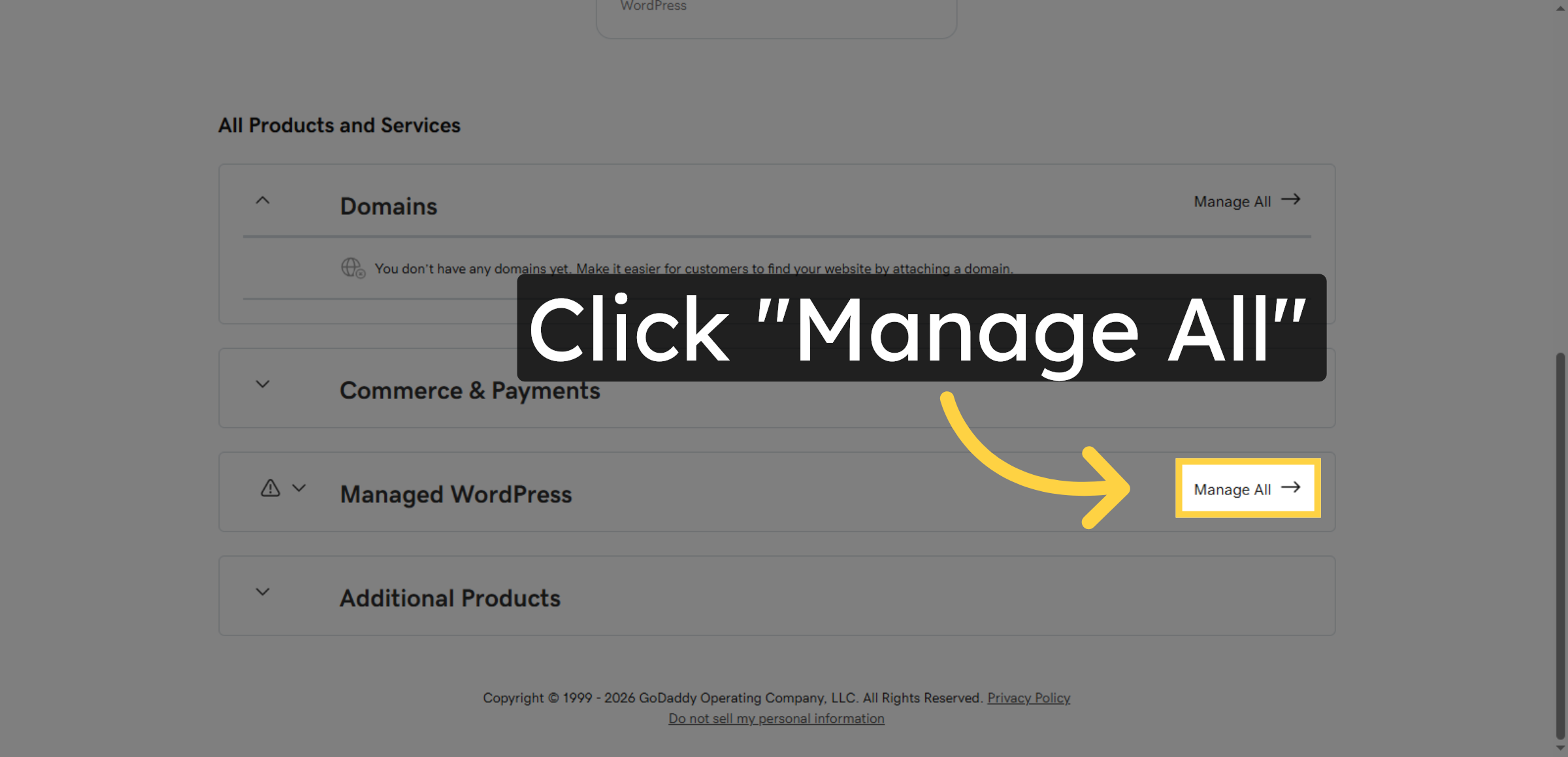Manage All Hosting Sites