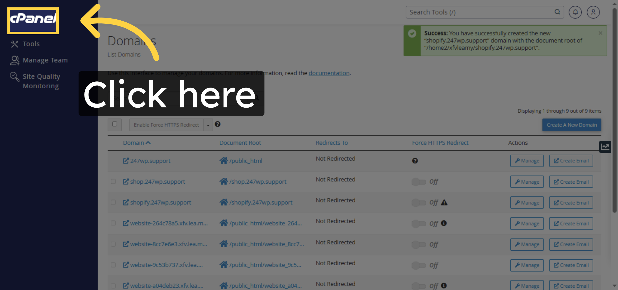 Proceed To File Manager