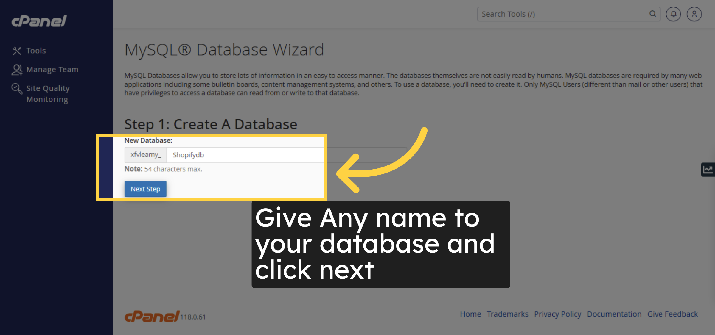 Proceed To Next Step