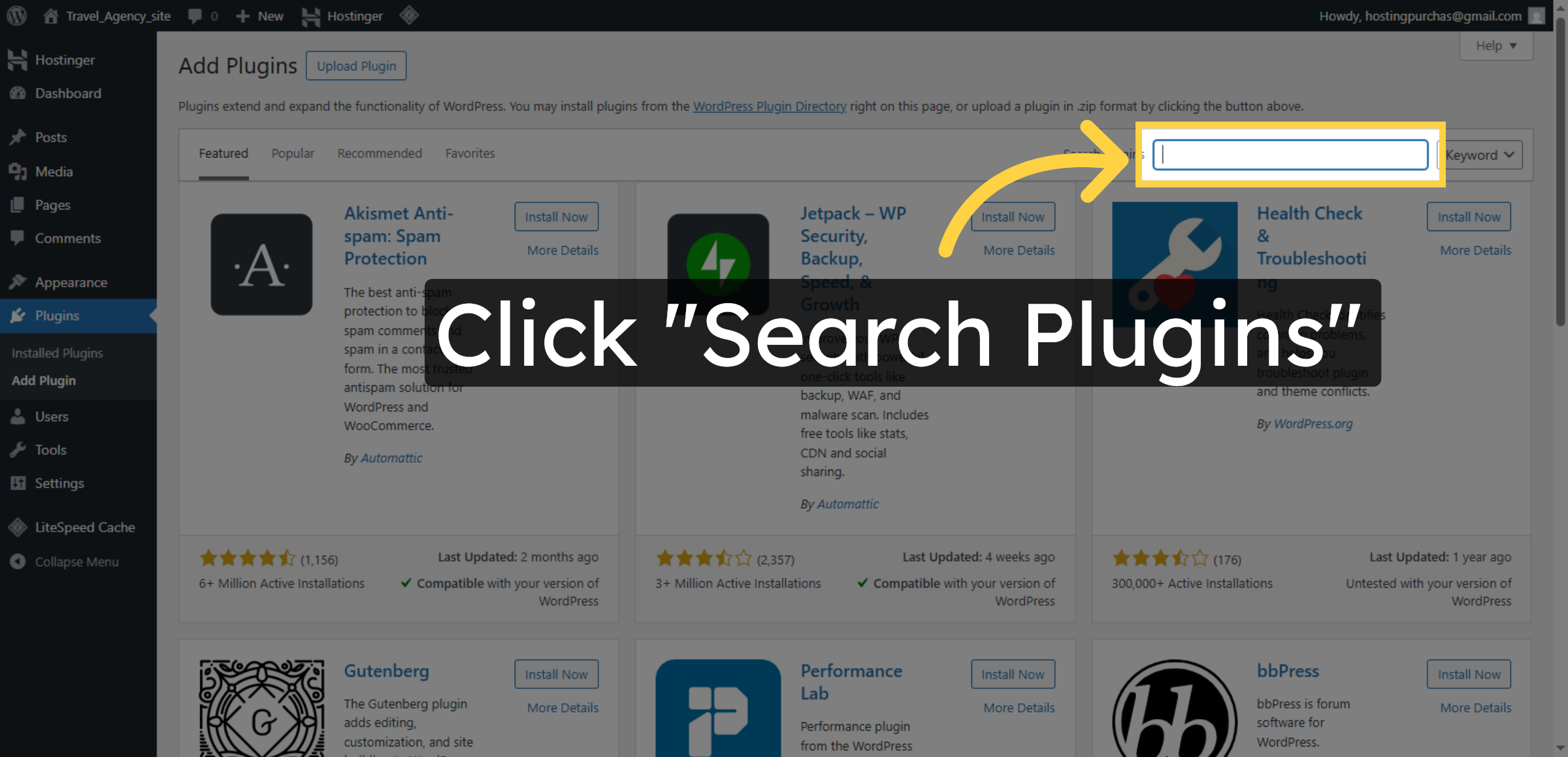 Search for Migration Plugin