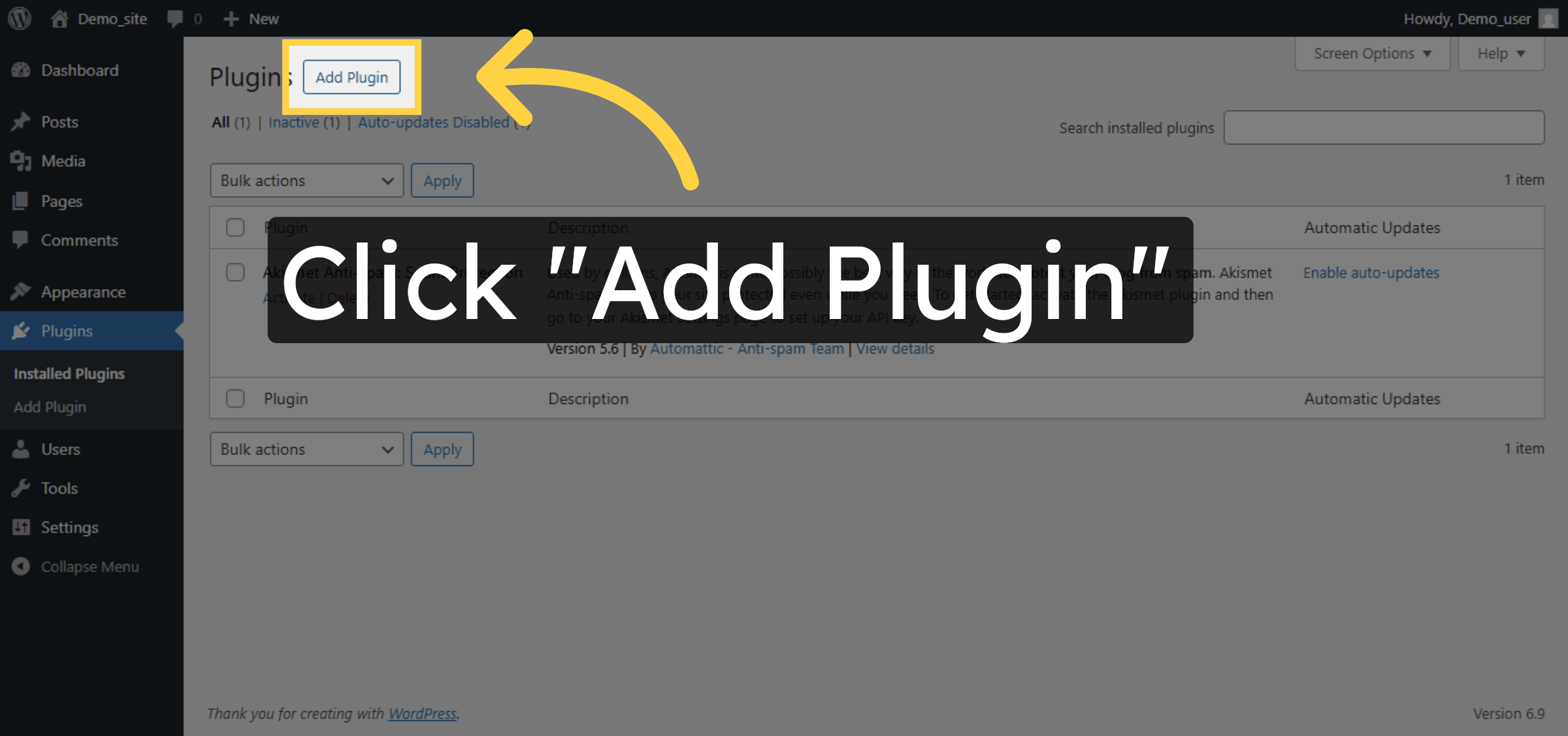 Add New Plugin