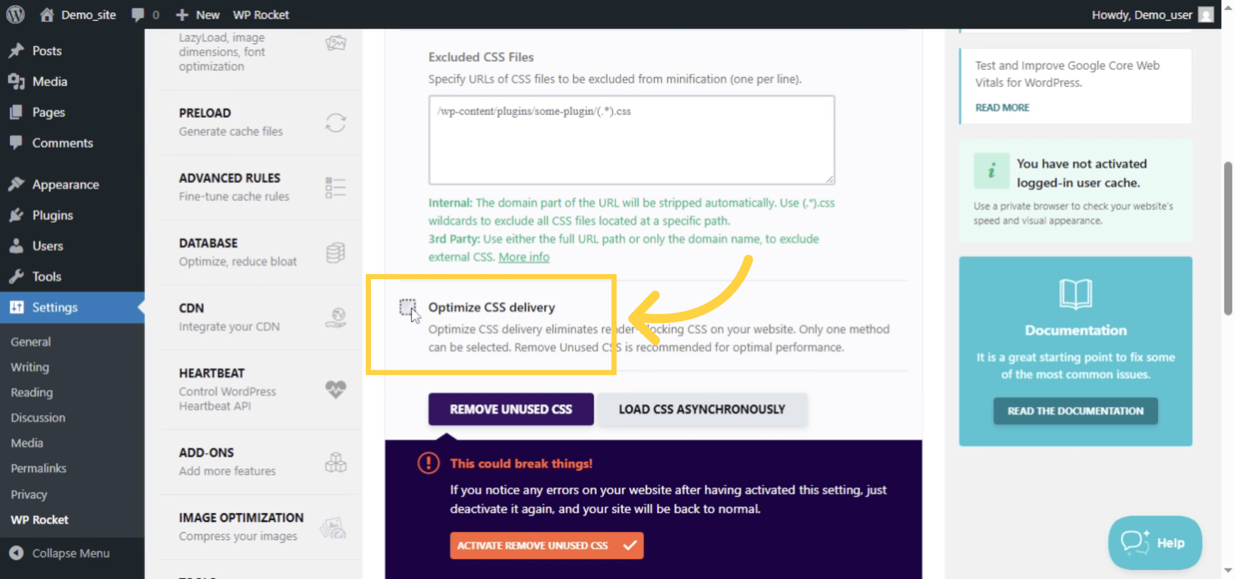Set CSS Delivery Delay