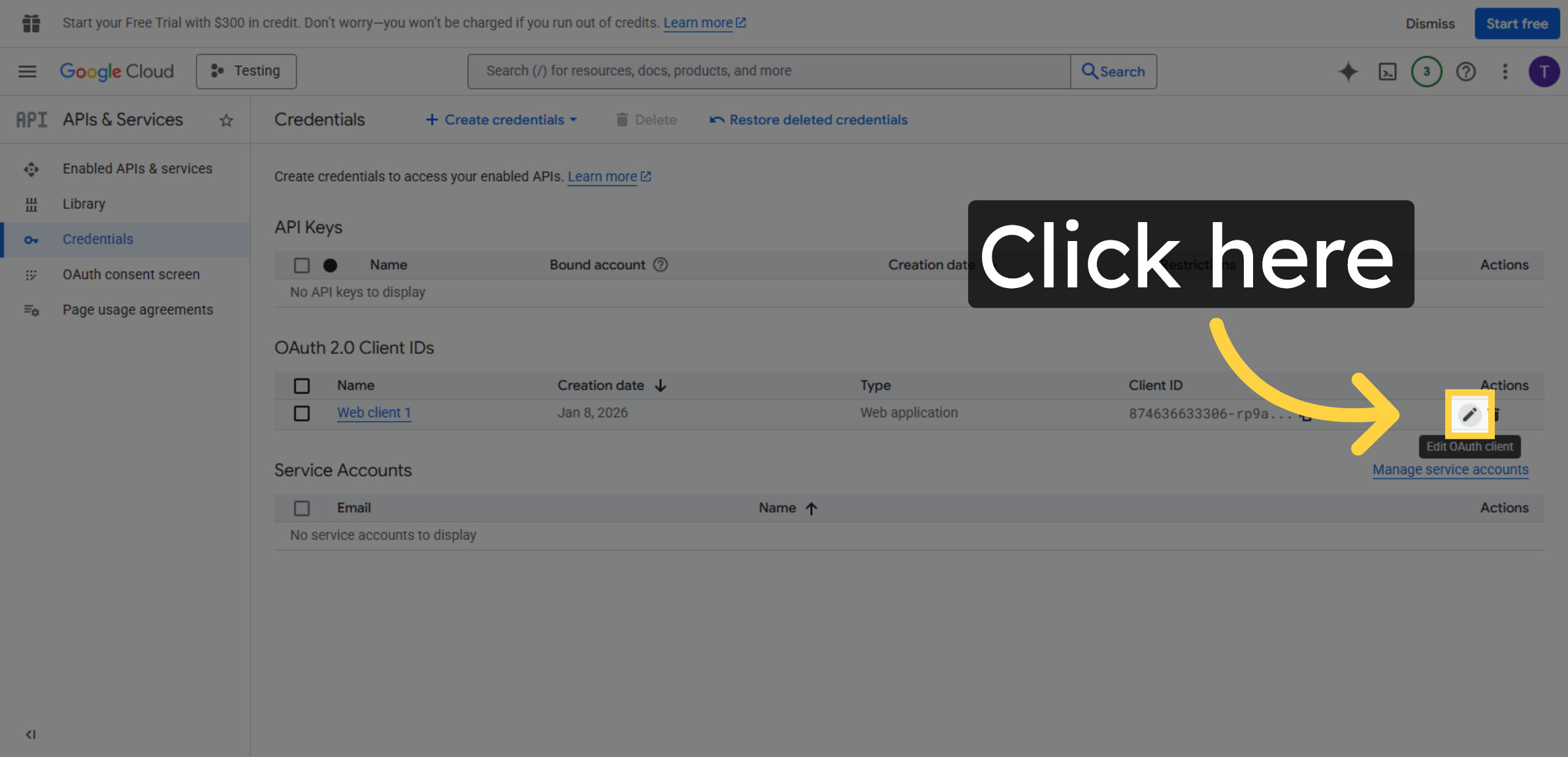 Return To Credentials