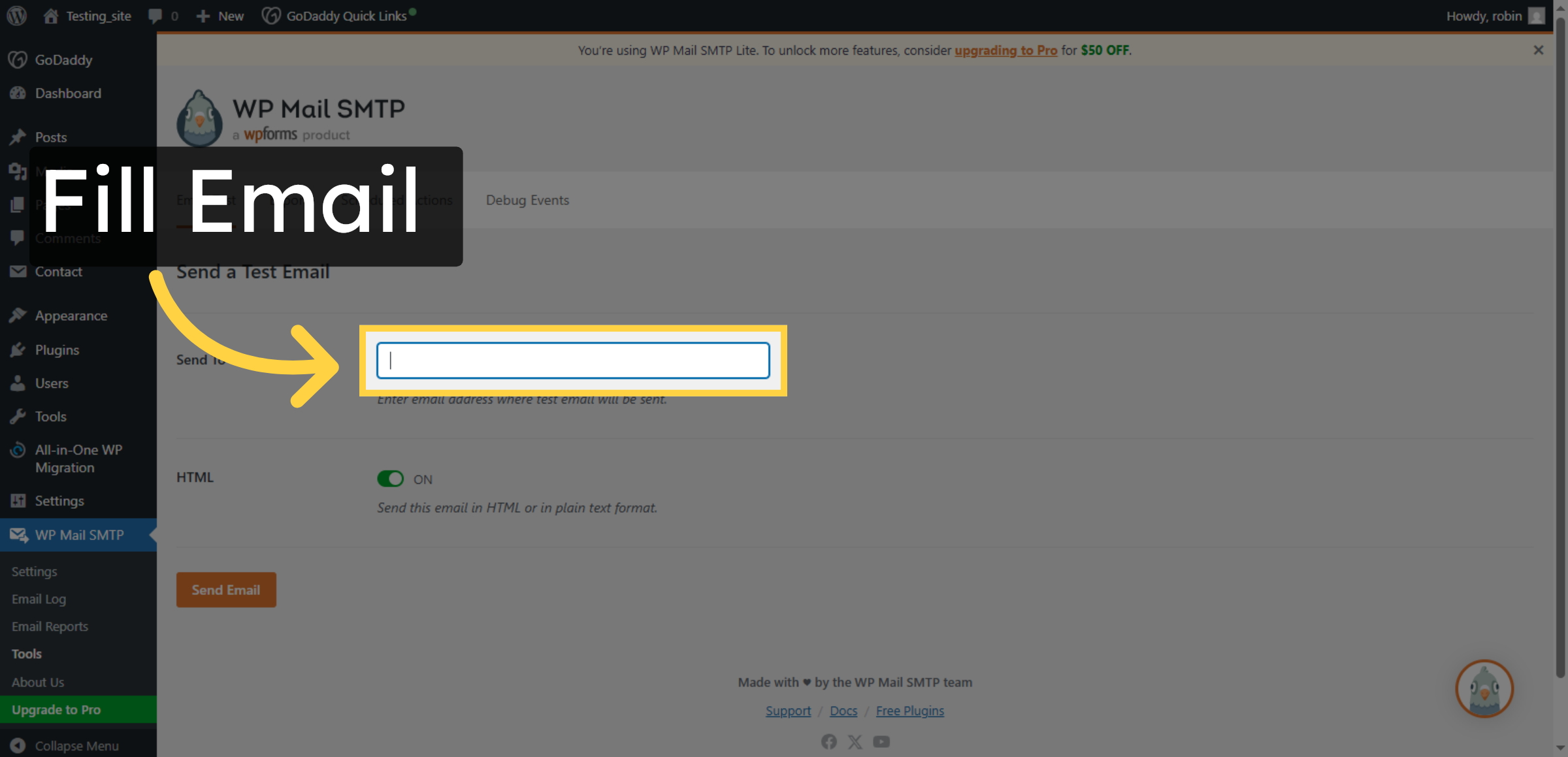 Enter Recipient Email