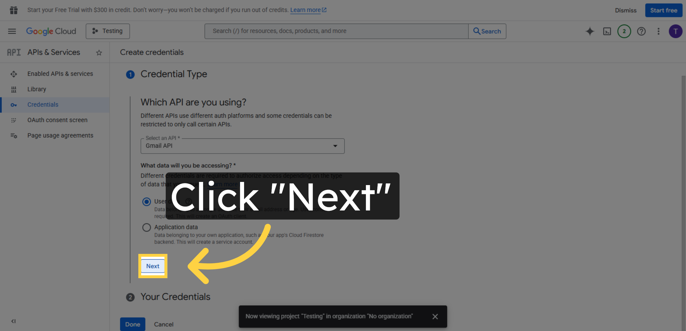 Proceed To Next Step