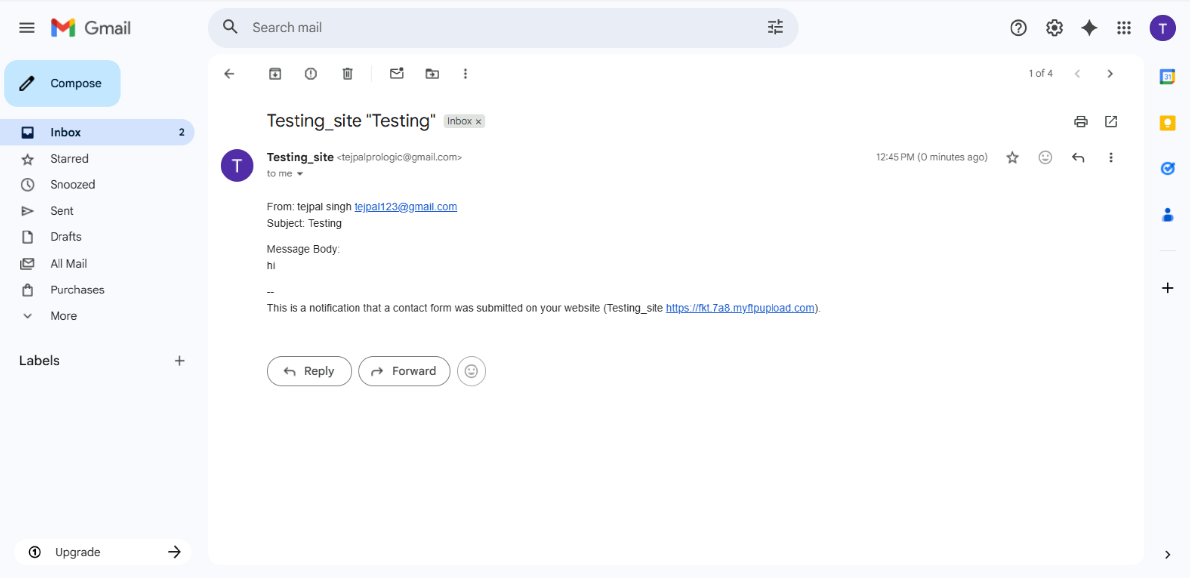 Review Email Permissions