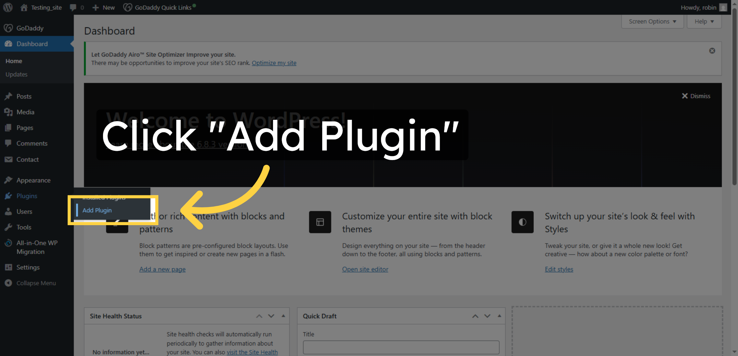 Add New Plugin