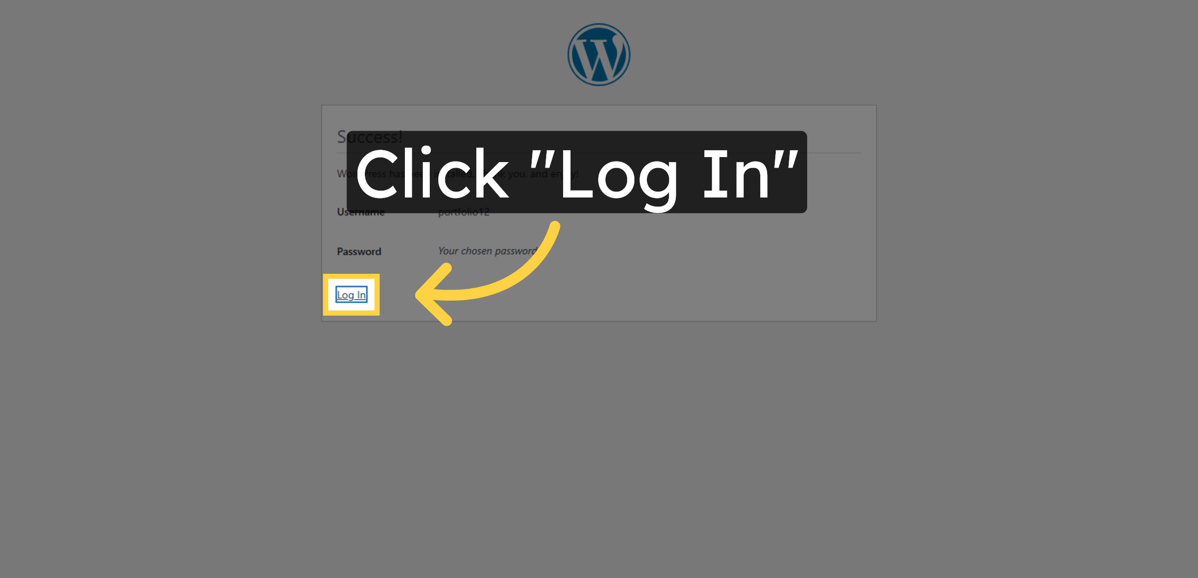 Login WordPress